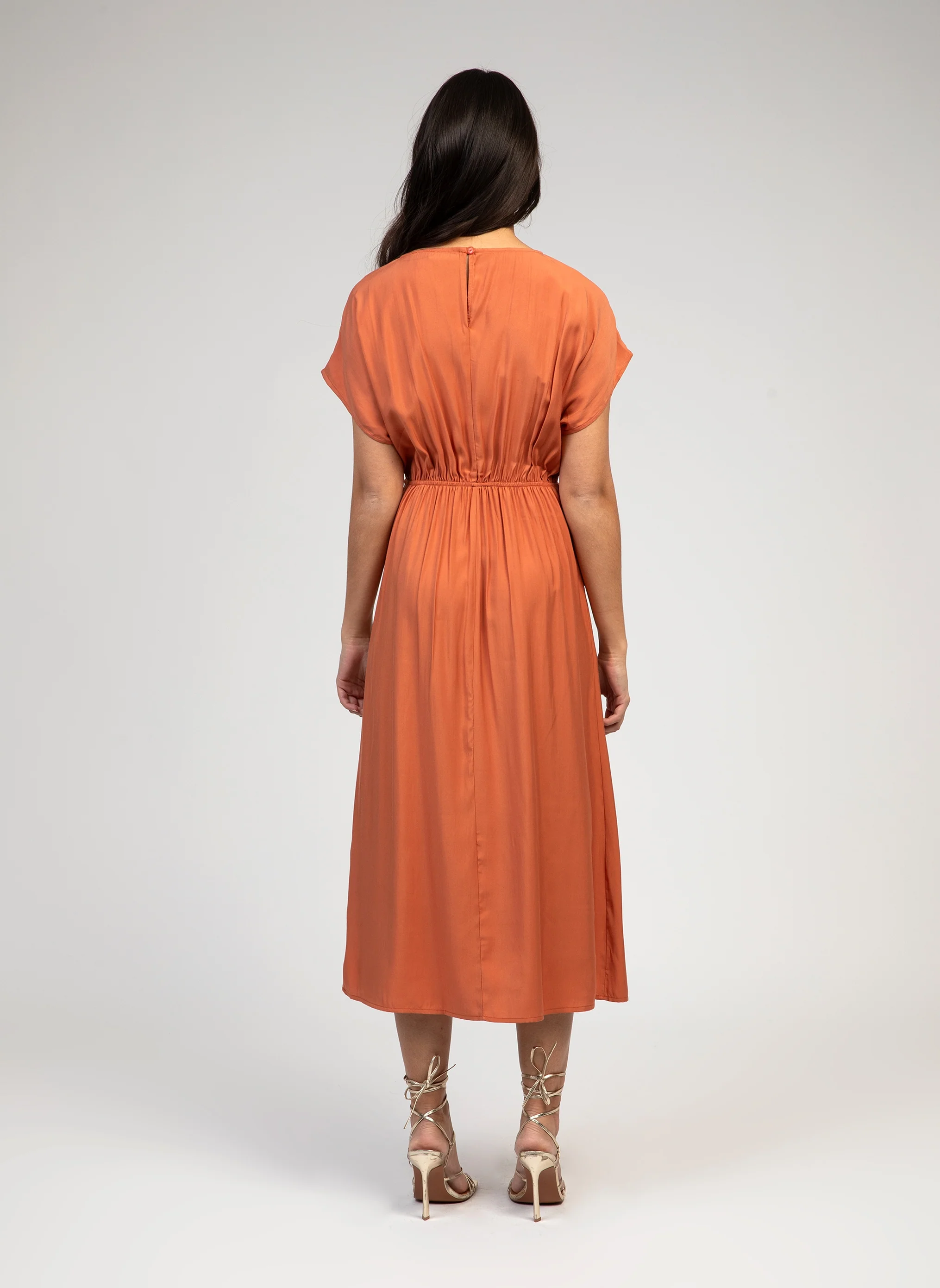 ROBE MIDI MOAVIL terracotta - Image 4