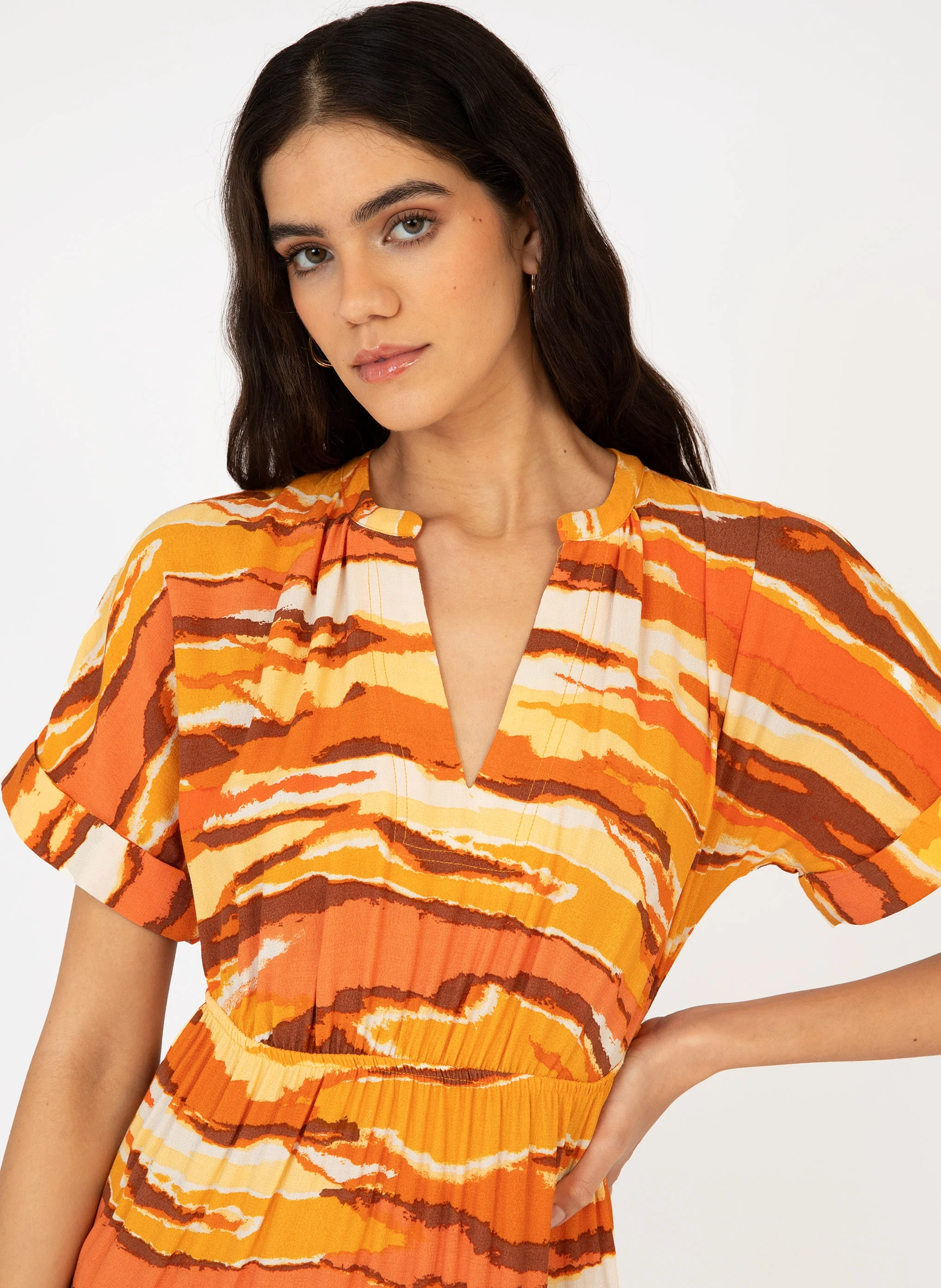 ROBE MIDI MOTY tessa caramel - Image 2