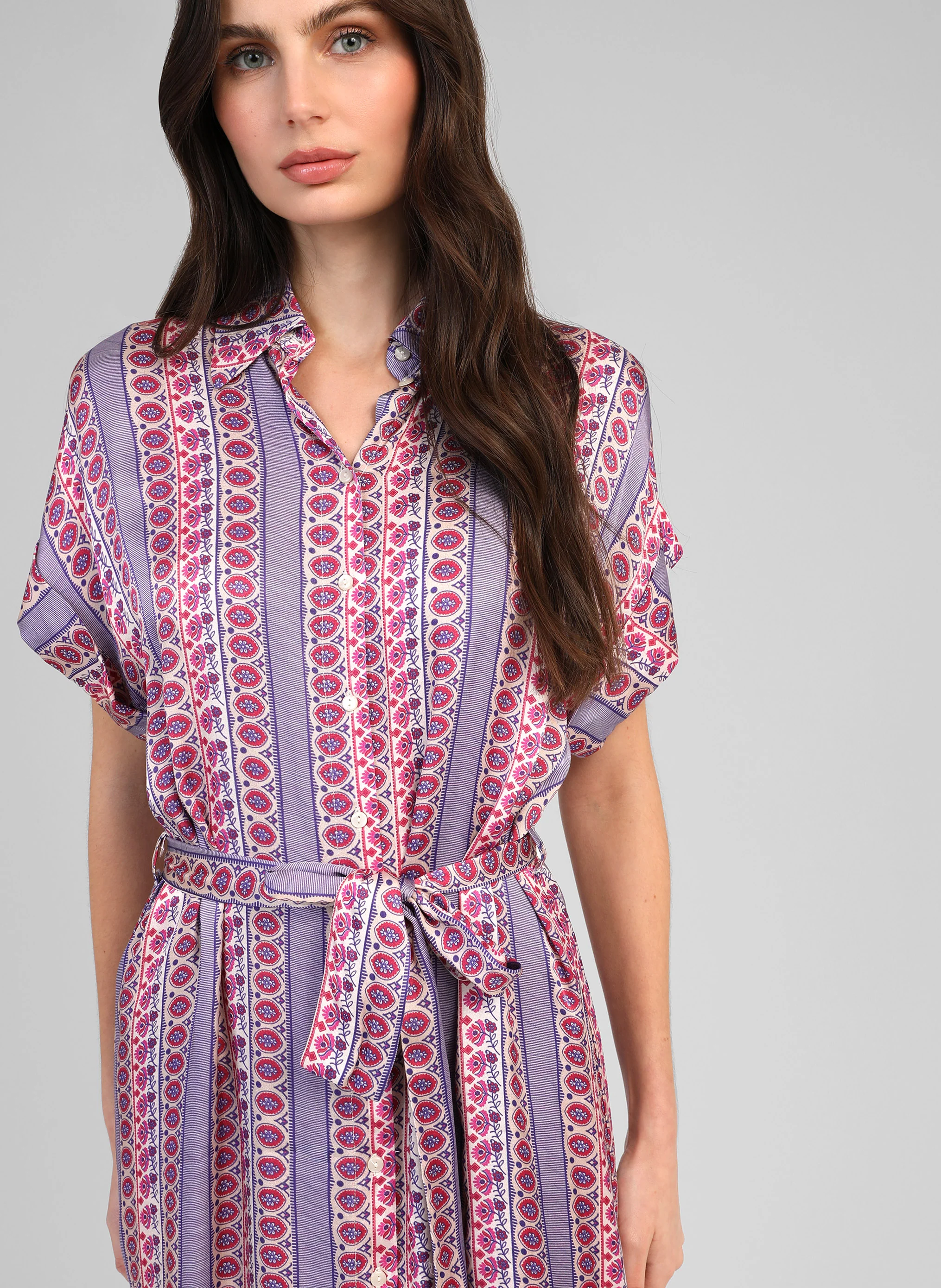 ROBE MIDI MYLIE diagola encre - Image 2