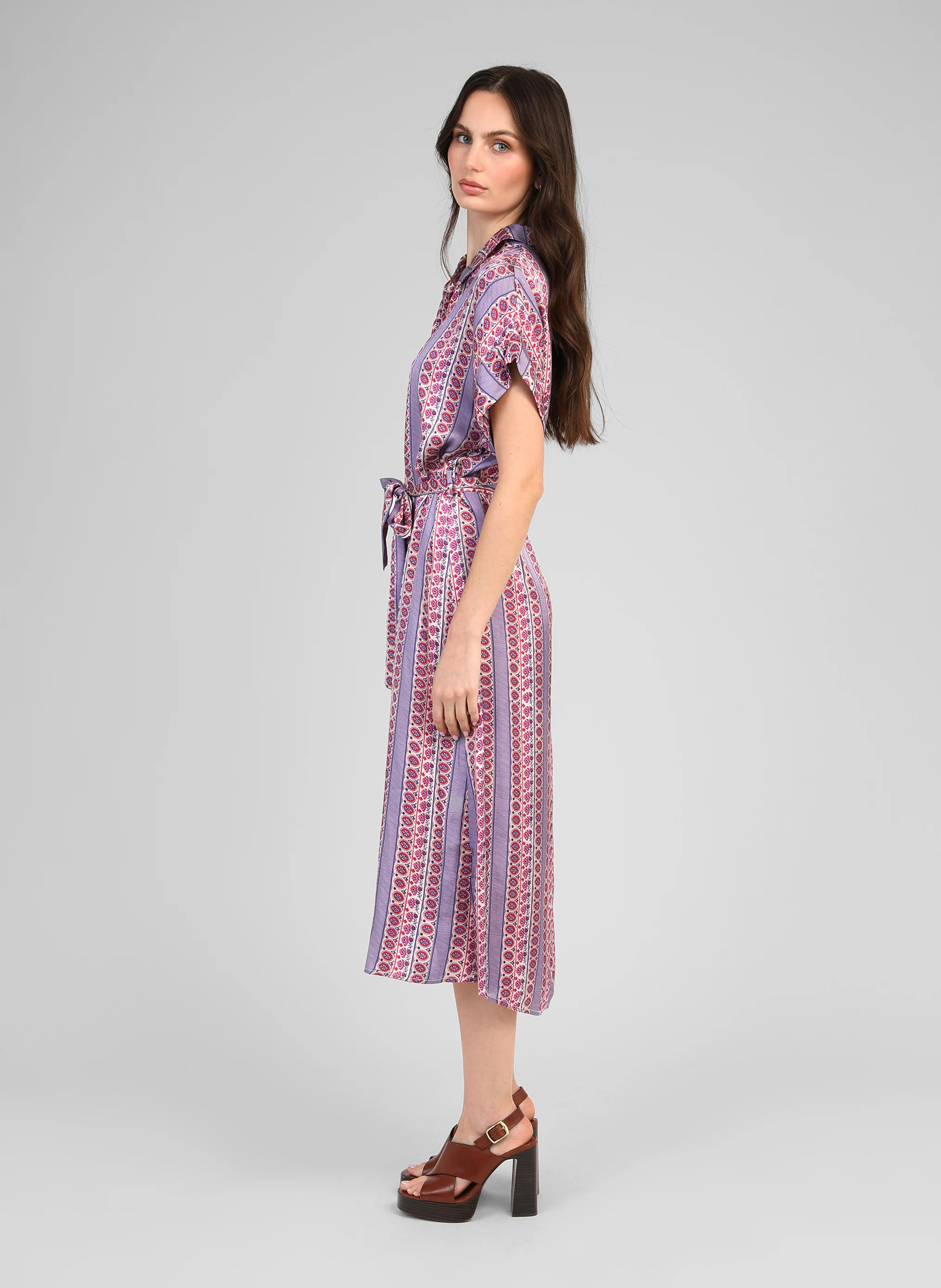 ROBE MIDI MYLIE diagola encre - Image 3