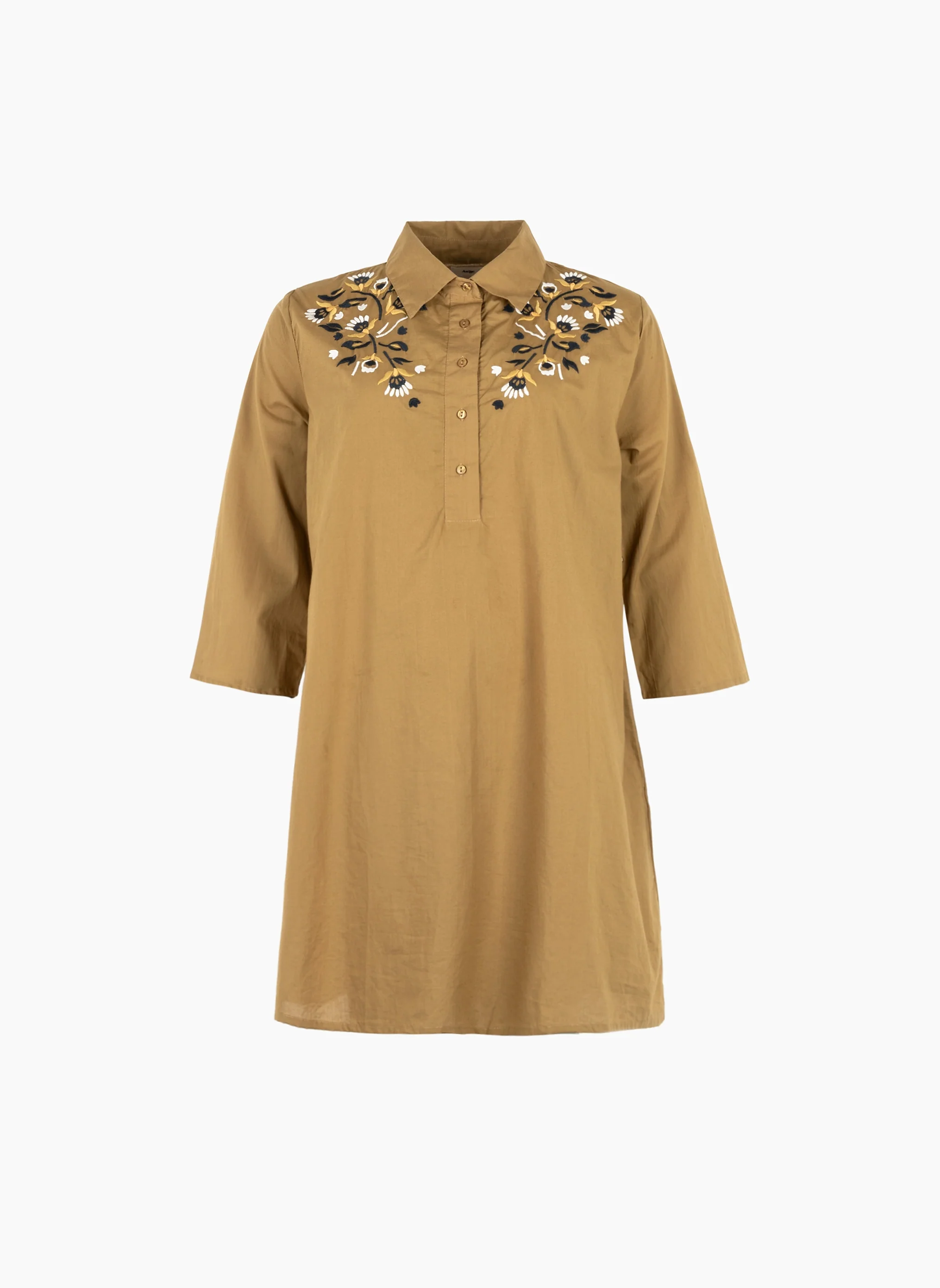 ROBE MIDI OLALY noisette