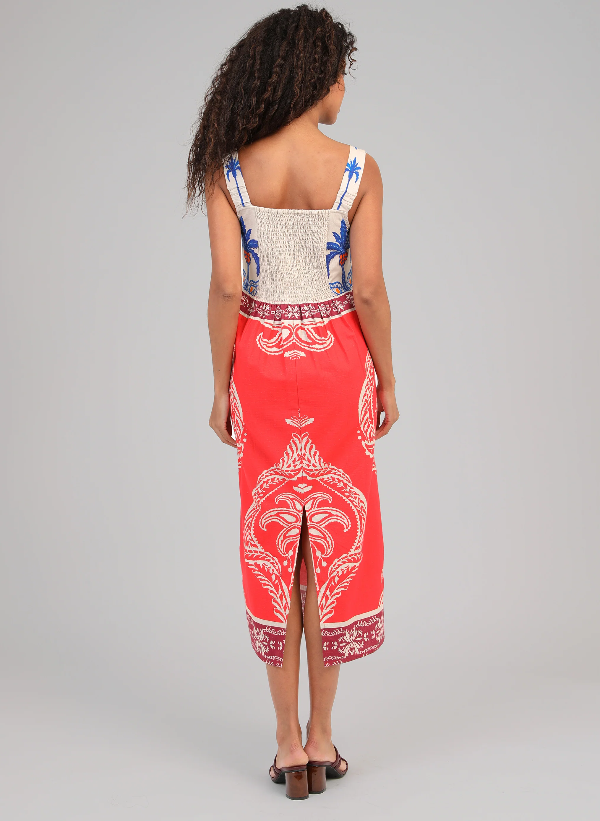 ROBE MIDI OLENIE tivoli rouge - Image 4