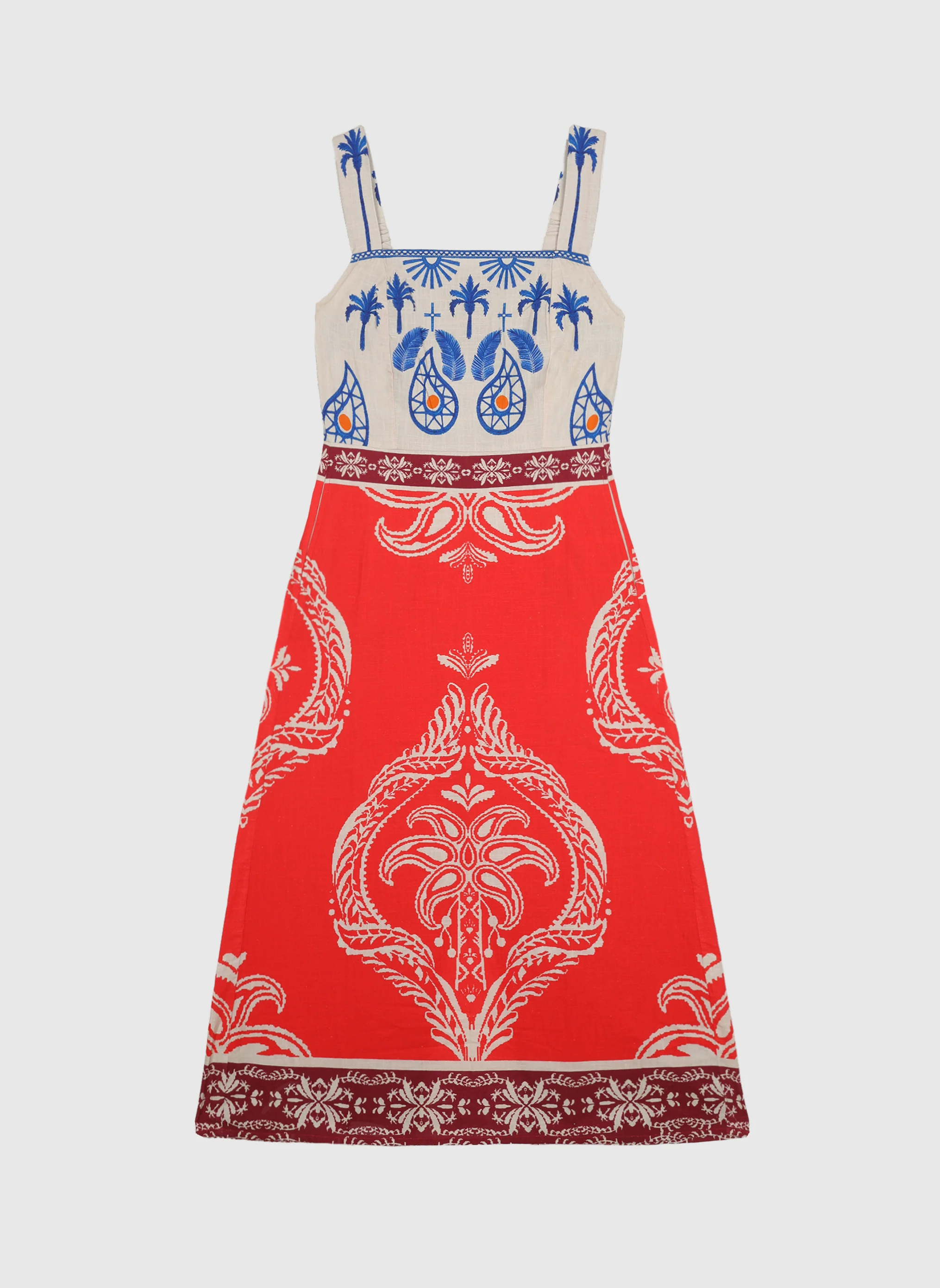 ROBE MIDI OLENIE tivoli rouge - Image 5