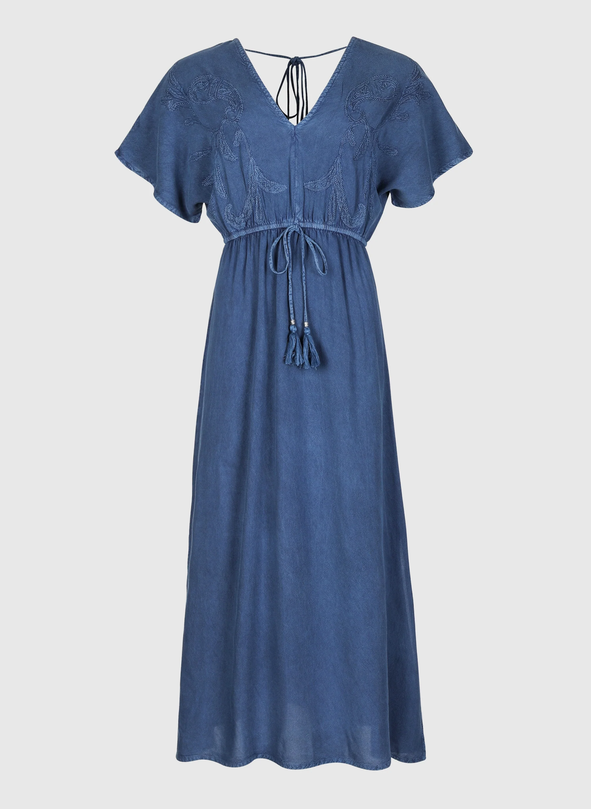 ROBE MIDI OMALYNA indigo - Image 6