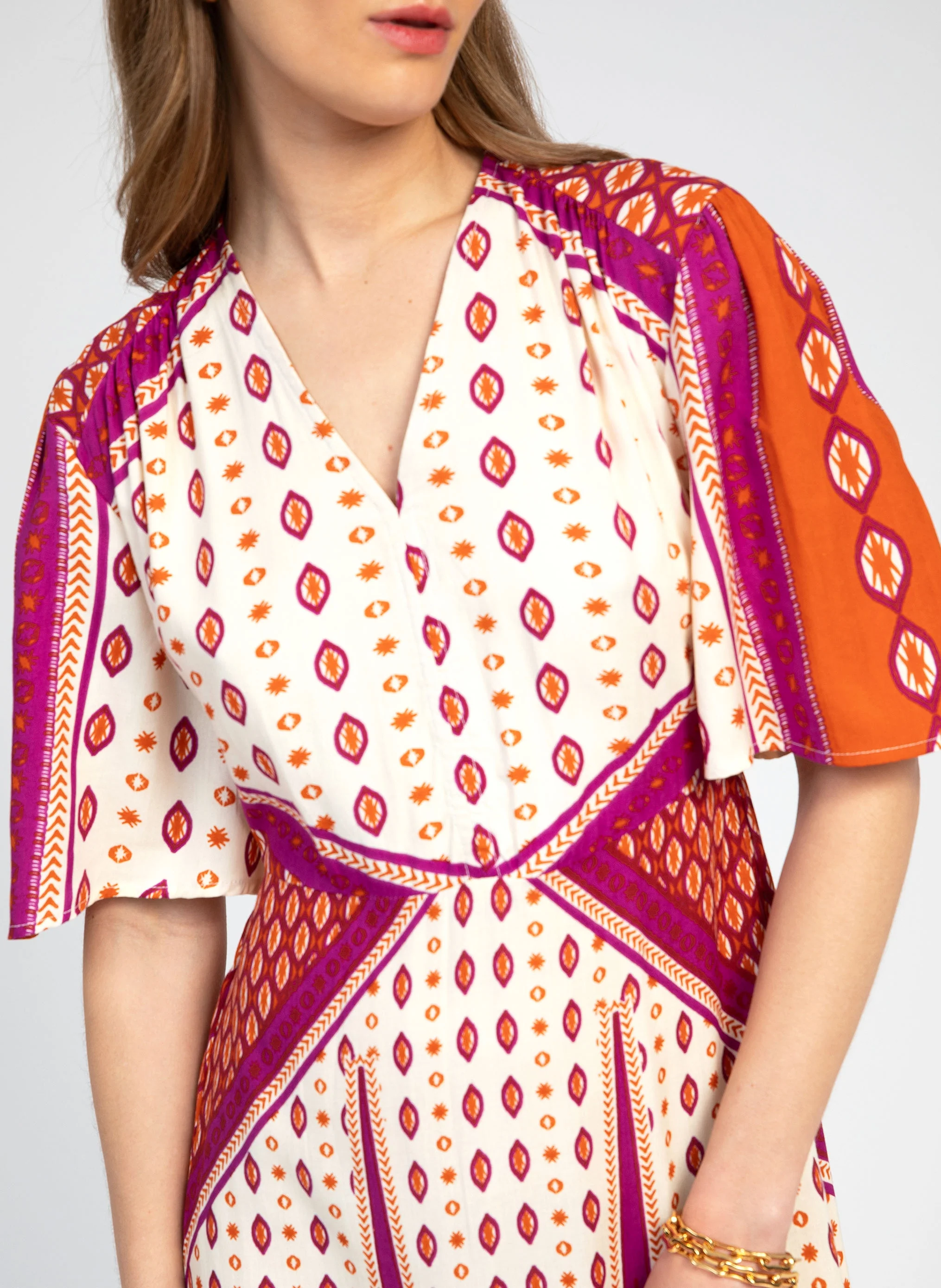 ROBE MIDI OREN orange - Image 2