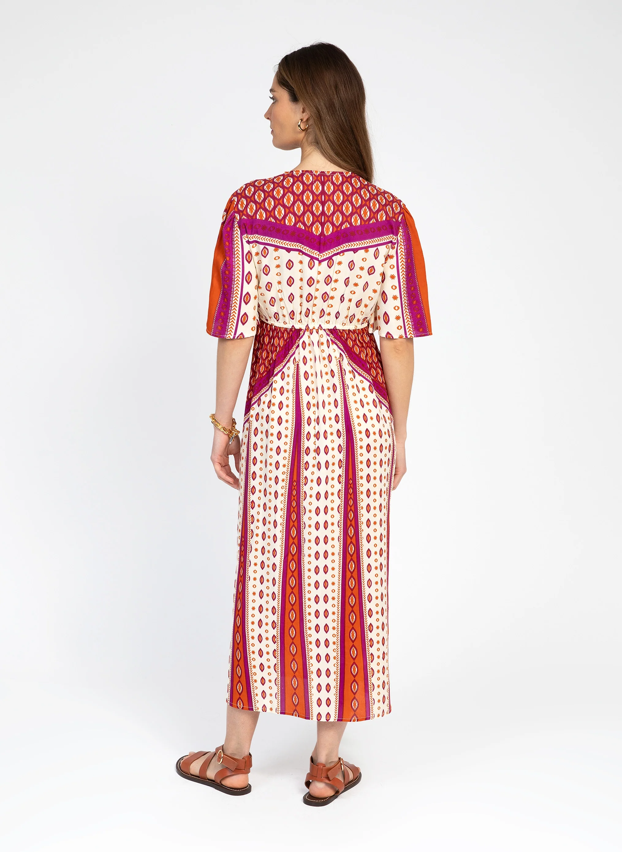 ROBE MIDI OREN orange - Image 4