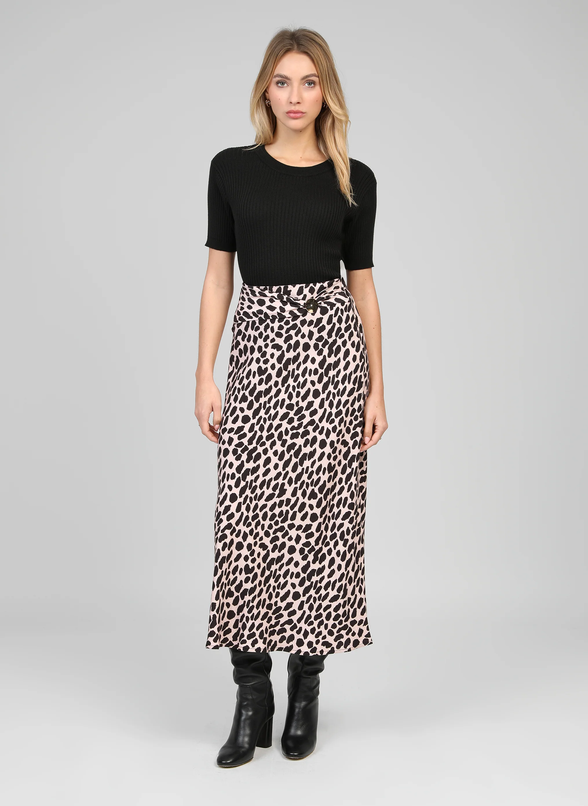 JUPE LONGUE GINELOU balou beige