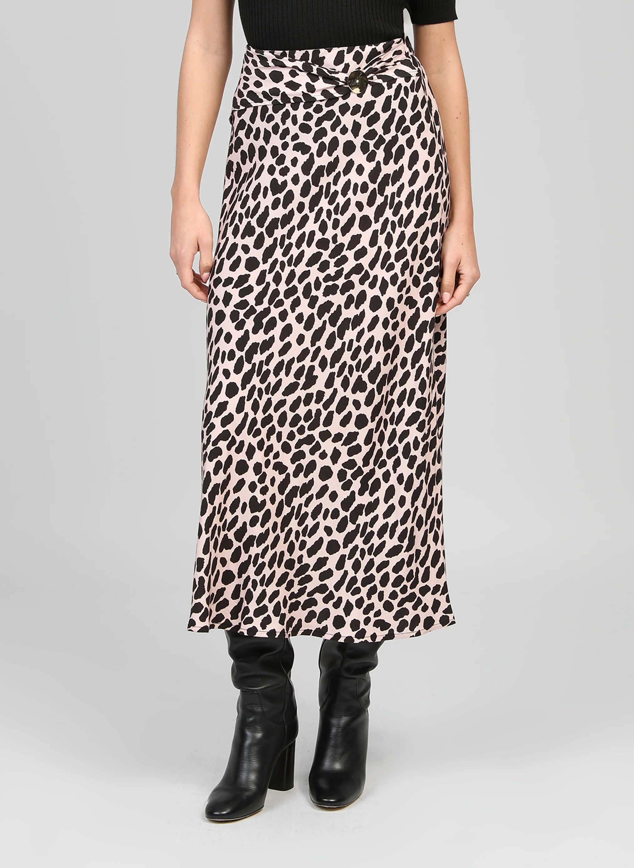 JUPE LONGUE GINELOU balou beige - Image 3