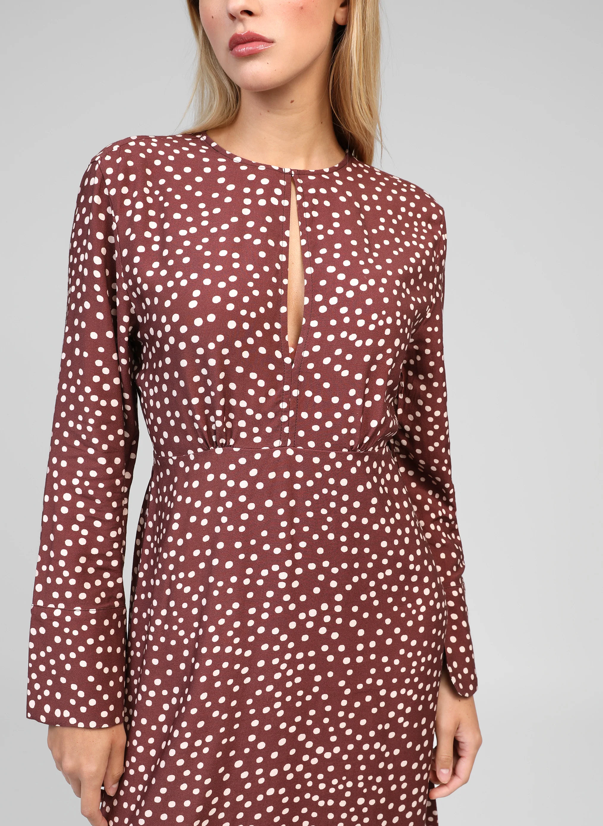 ROBE MIDI MASELMA jakaranda choco - Image 2