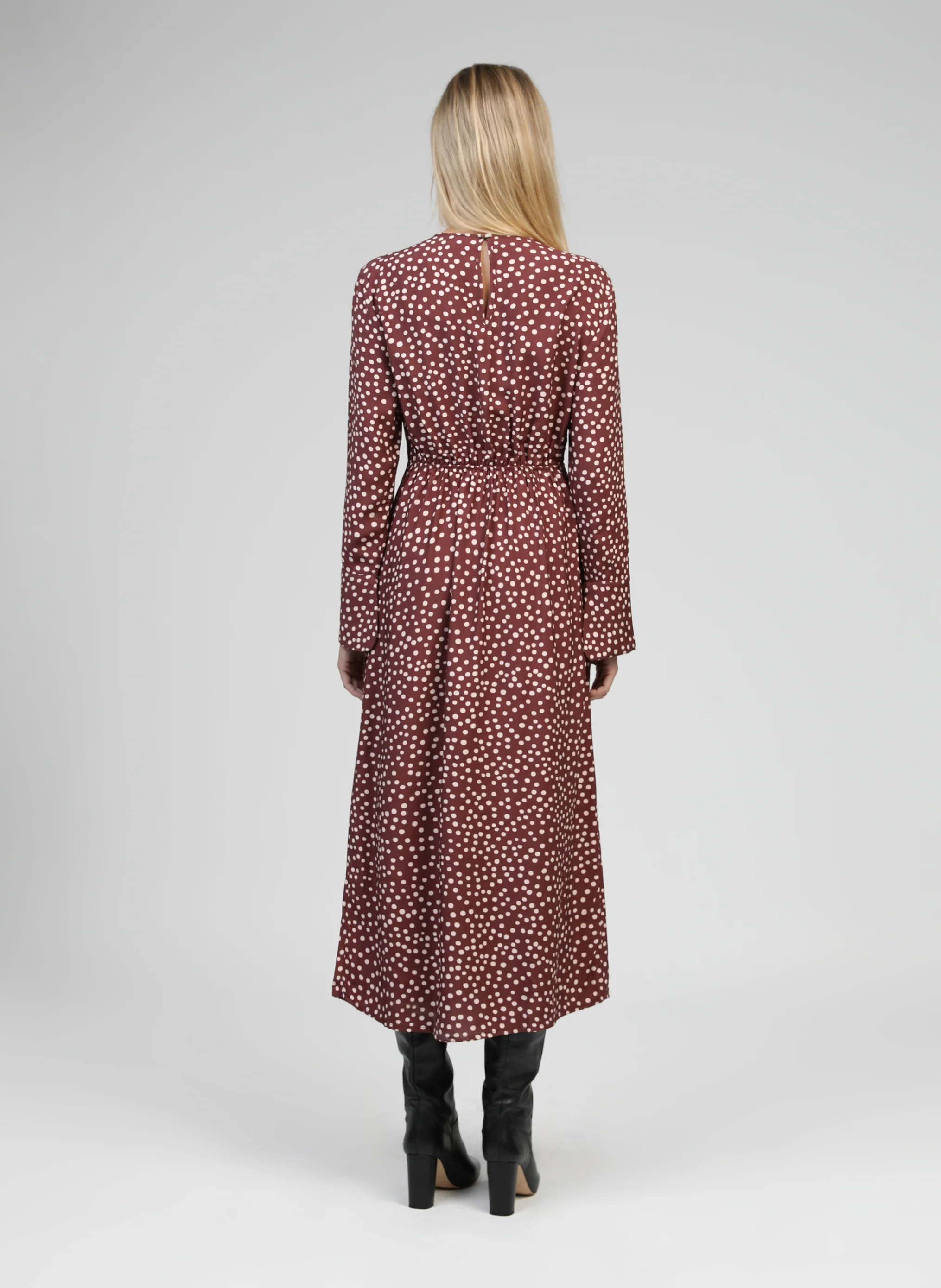 ROBE MIDI MASELMA jakaranda choco - Image 4