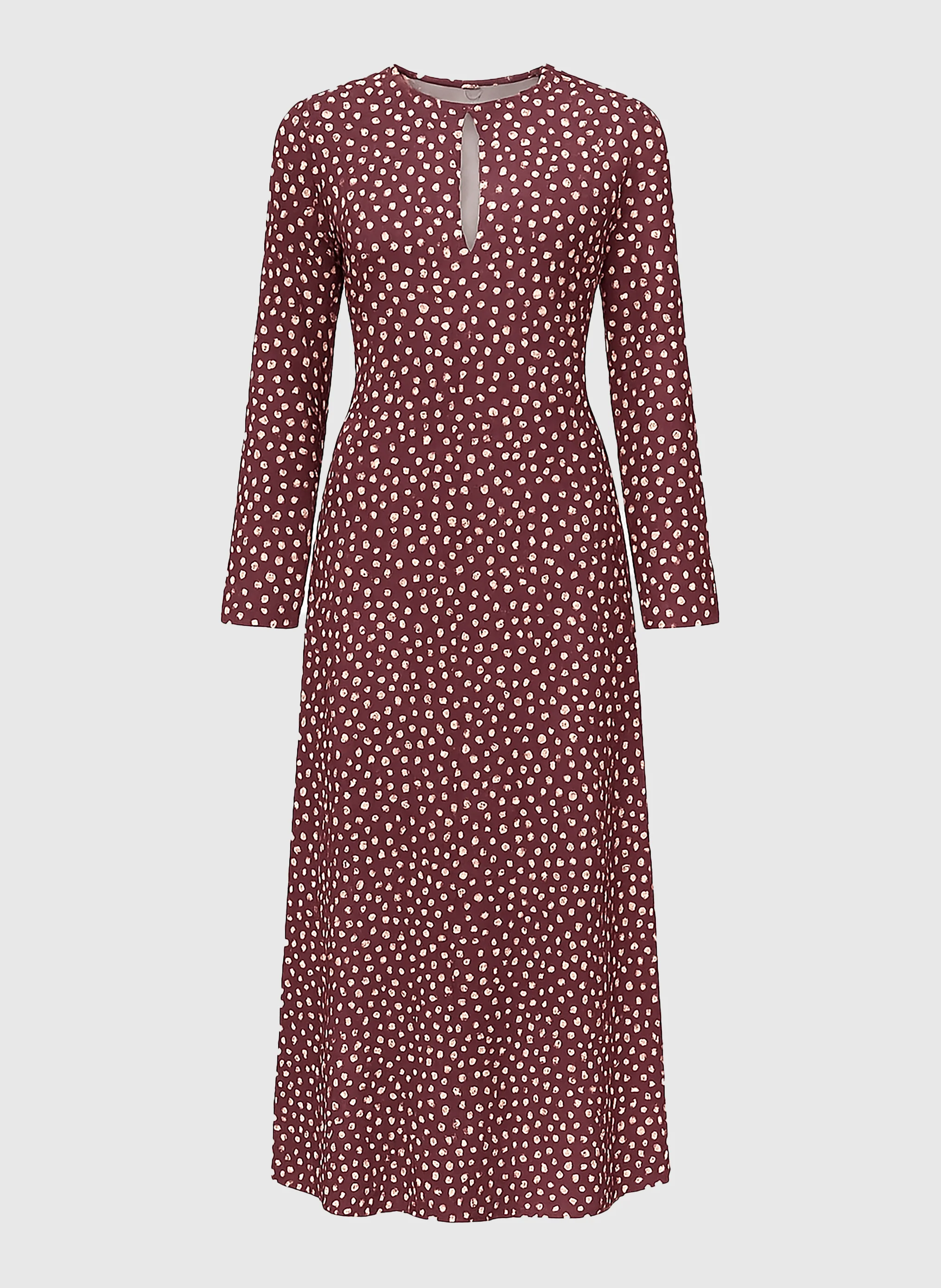ROBE MIDI MASELMA jakaranda choco - Image 5
