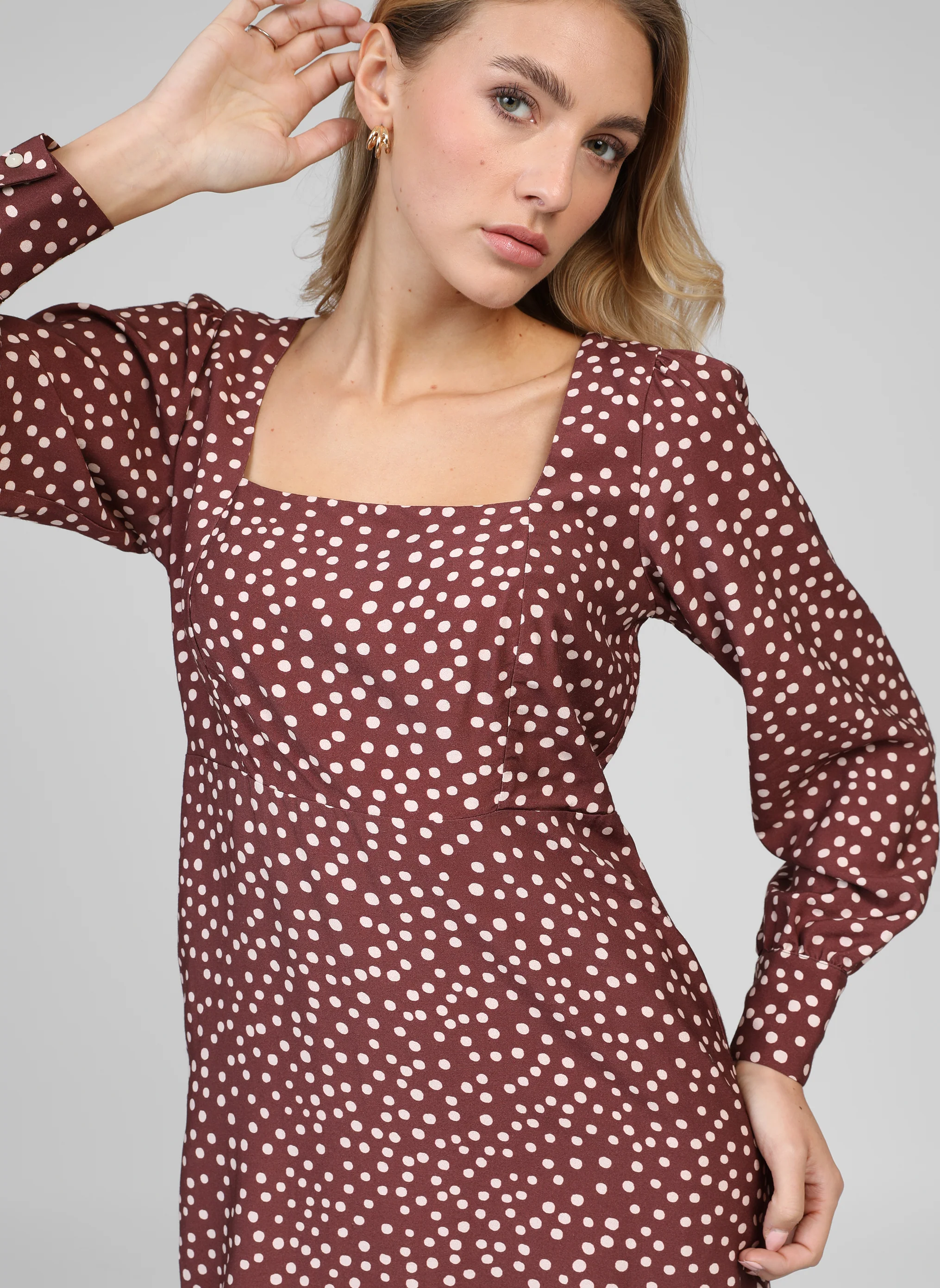 ROBE COURTE MAWILL jakaranda choco - Image 2