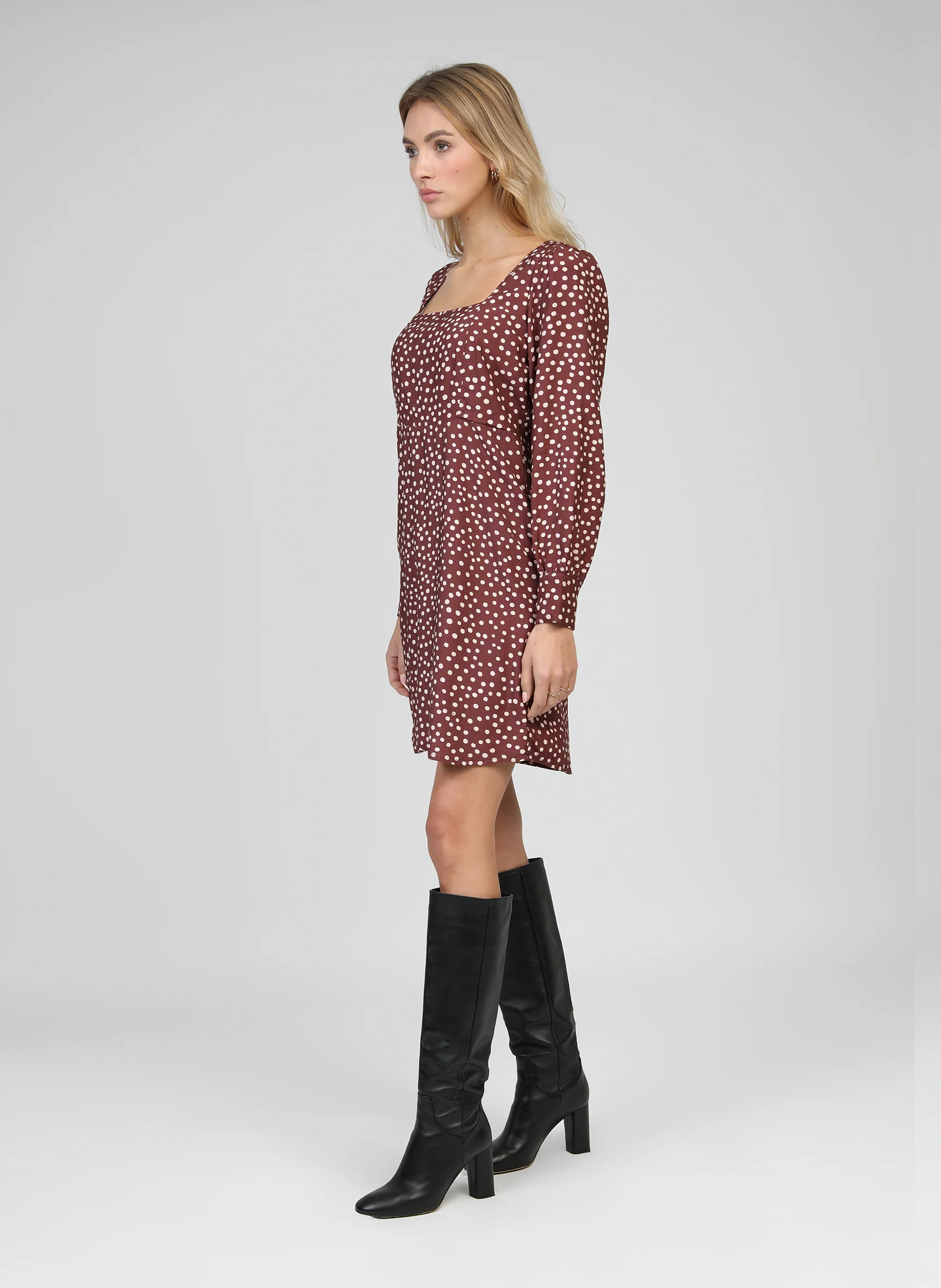 ROBE COURTE MAWILL jakaranda choco - Image 3