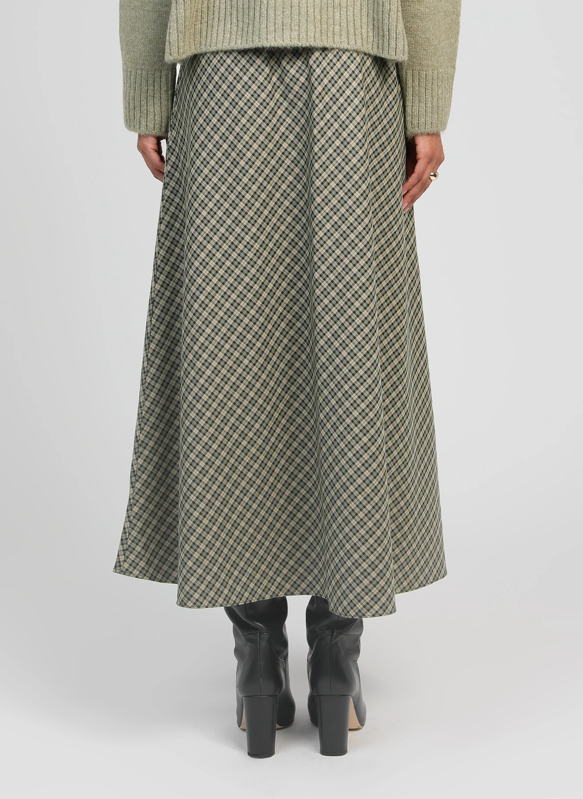JUPE MIDI JALINE vert - Image 4