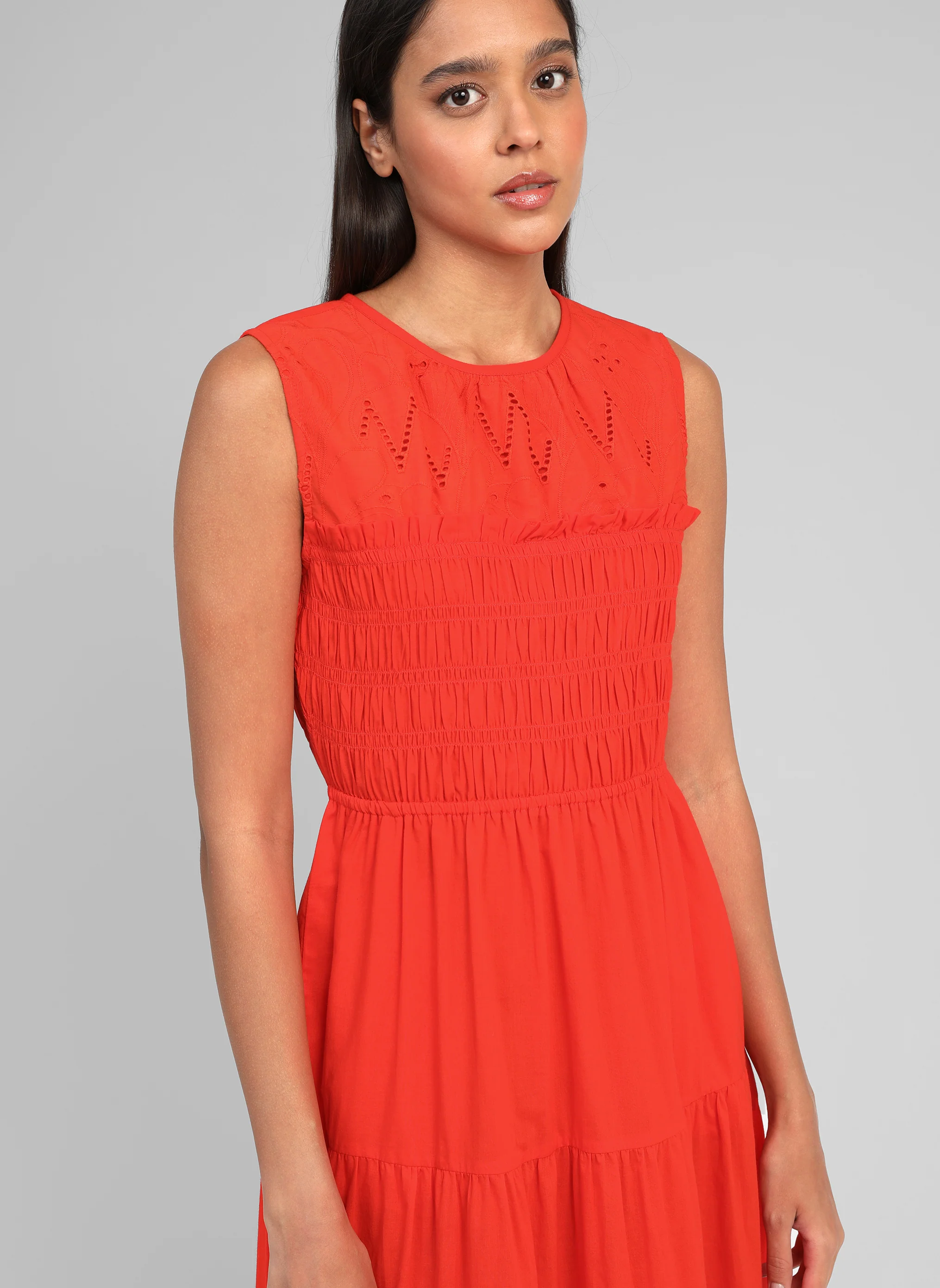ROBE MIDI ODAMA piment - Image 2