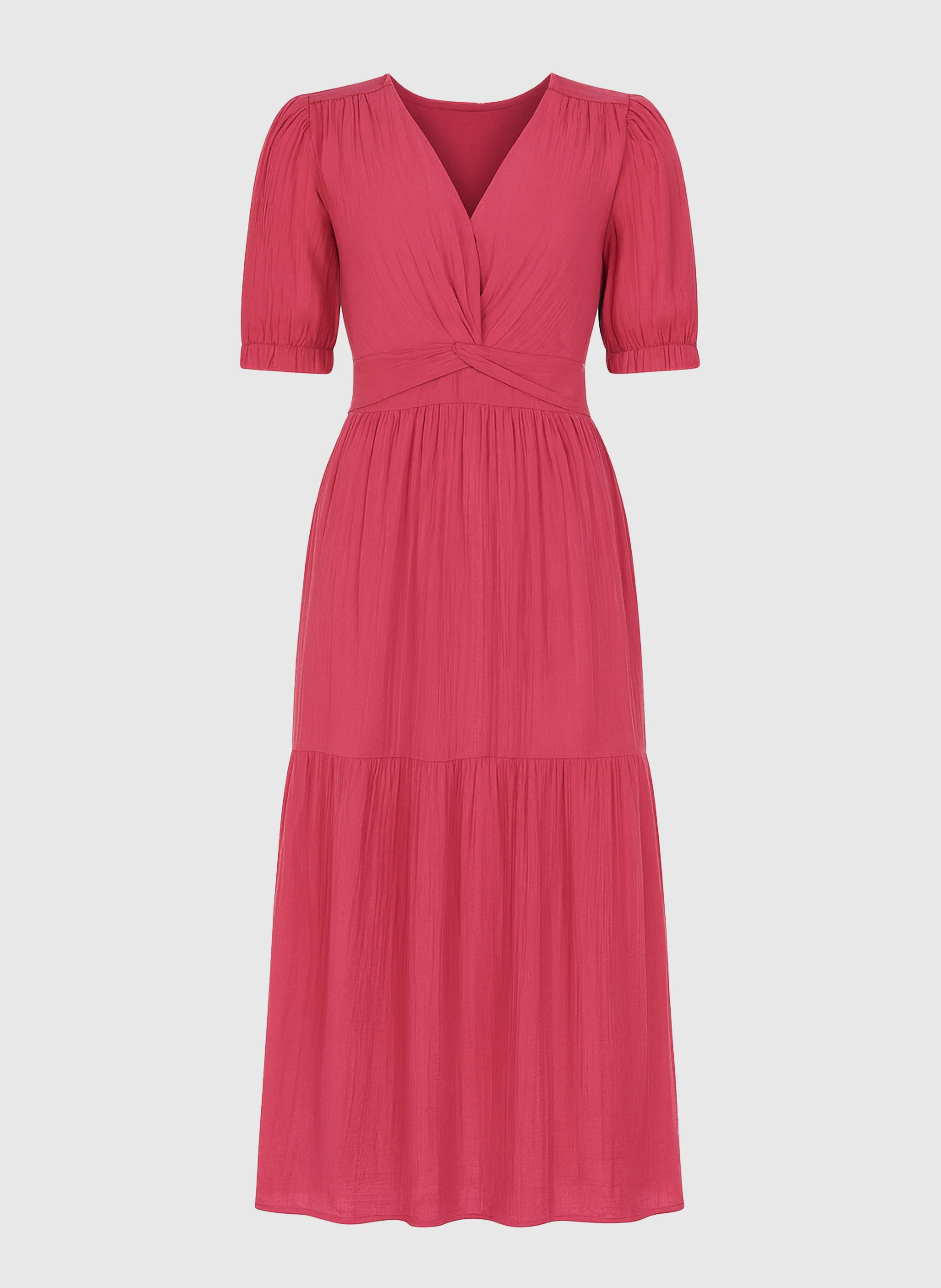 ROBE MIDI ODOUMILO framboise - Image 5
