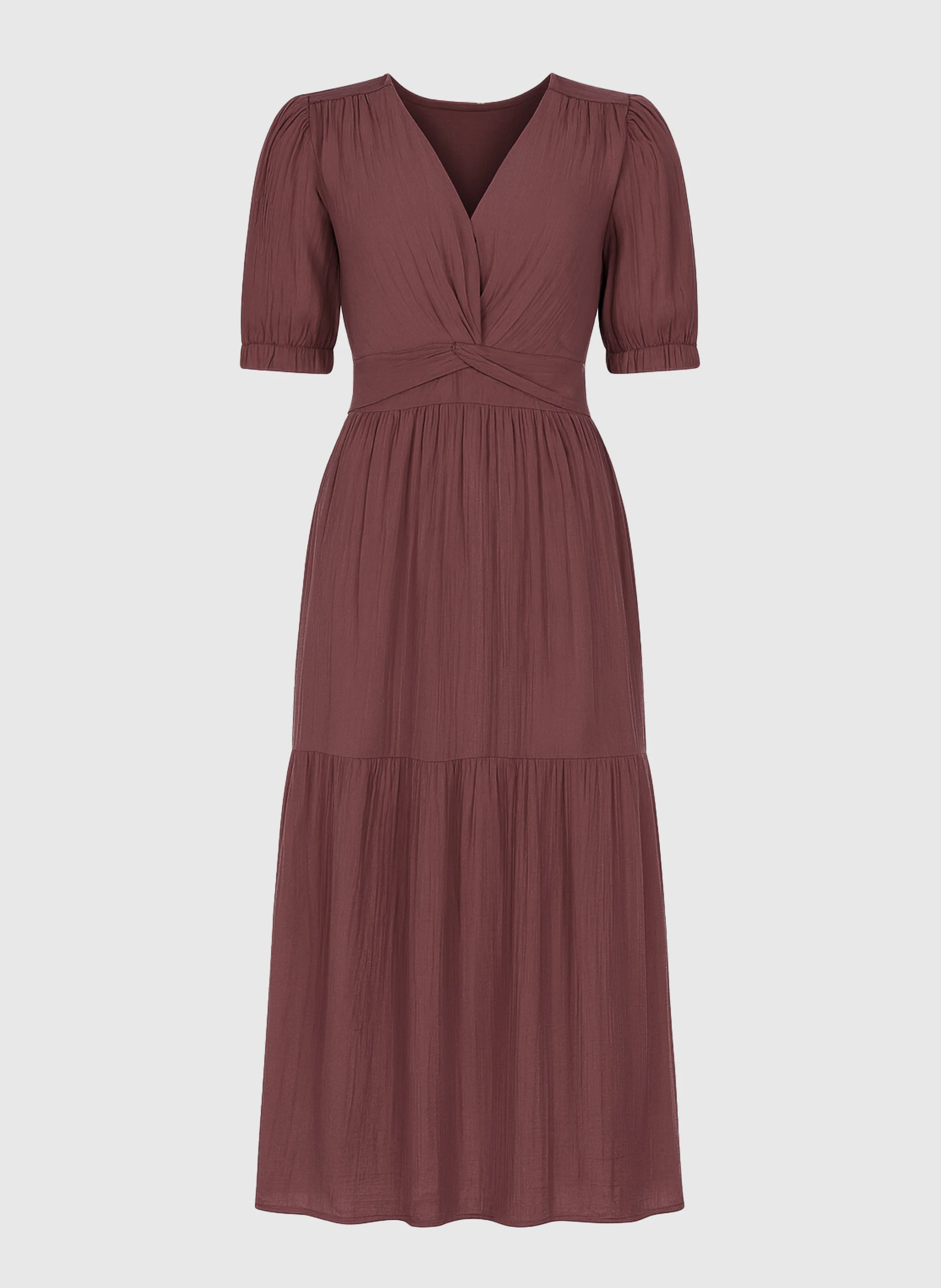 ROBE MIDI ODOUMILO raisin - Image 5