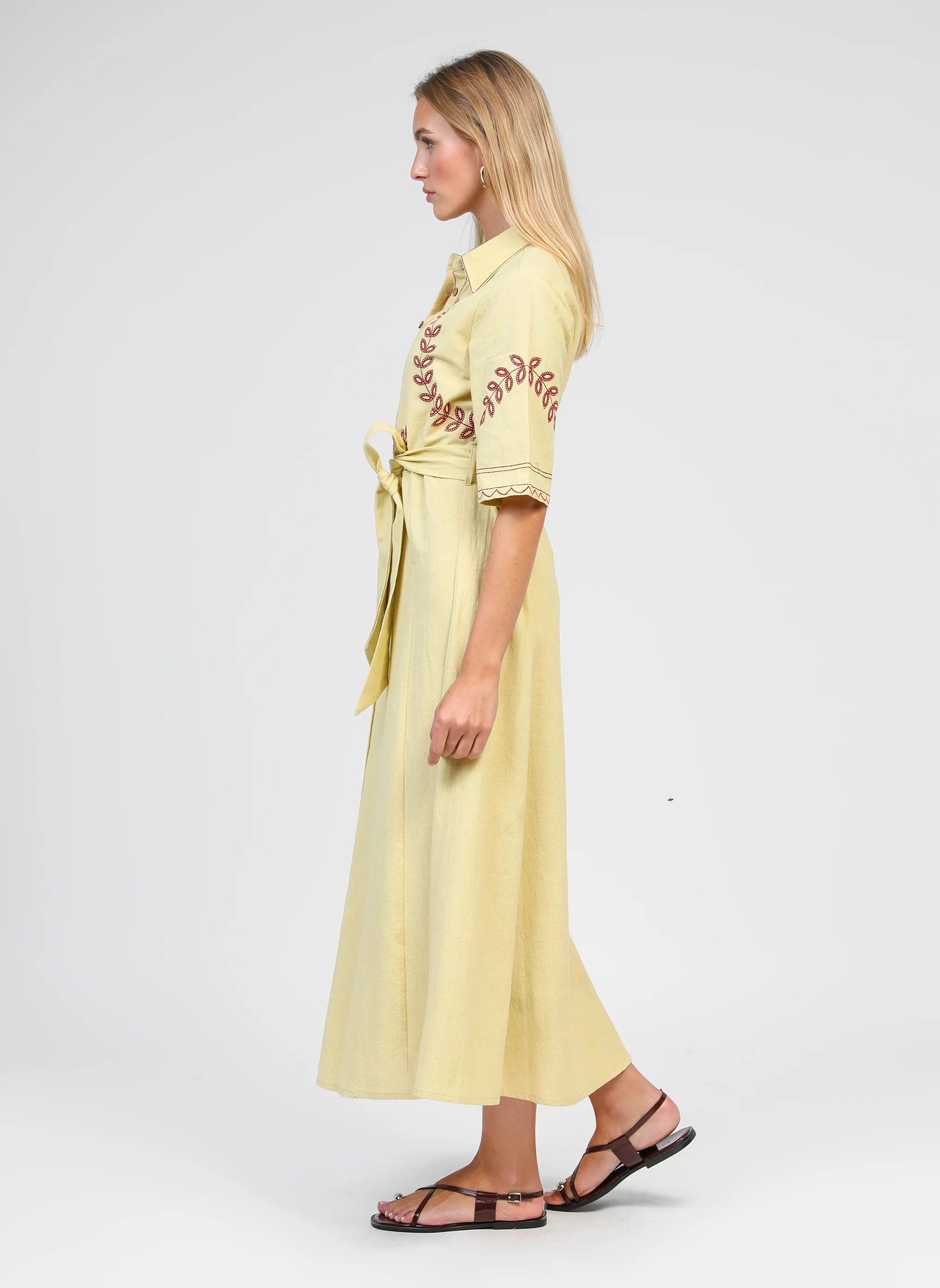 ROBE LONGUE OSMINA ble - Image 3