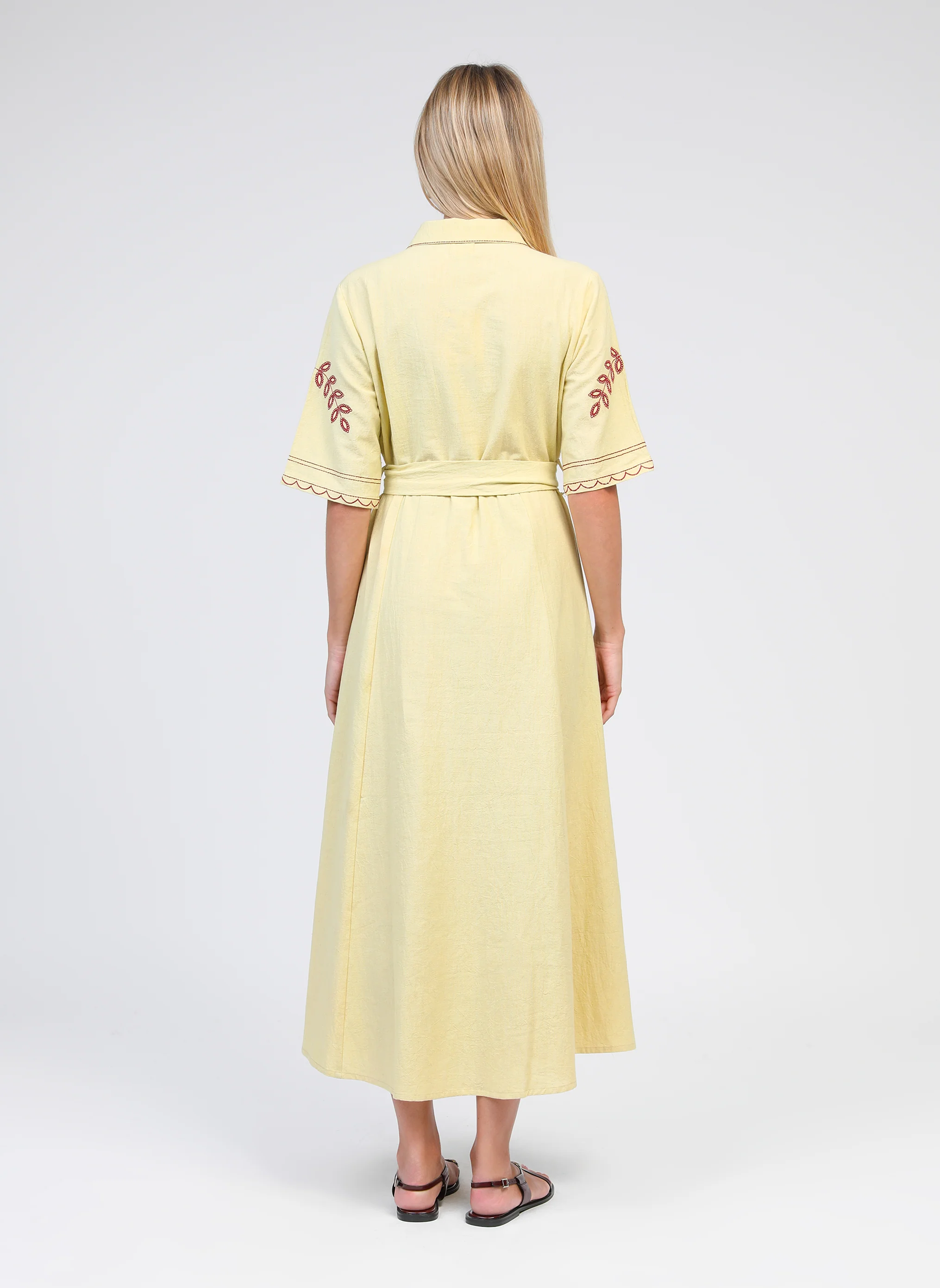 ROBE LONGUE OSMINA ble - Image 4