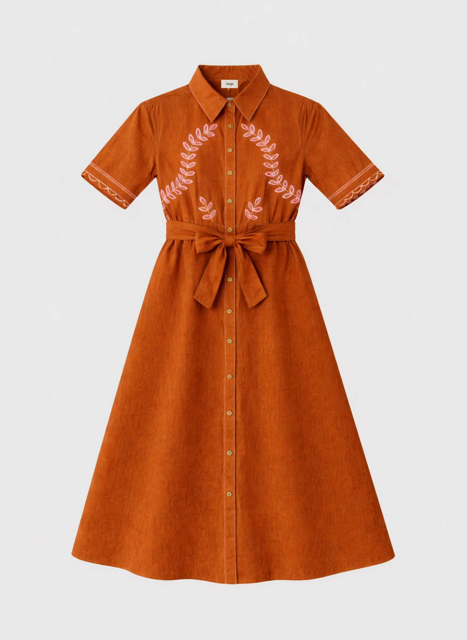 ROBE LONGUE OSMINA caramel - Image 5