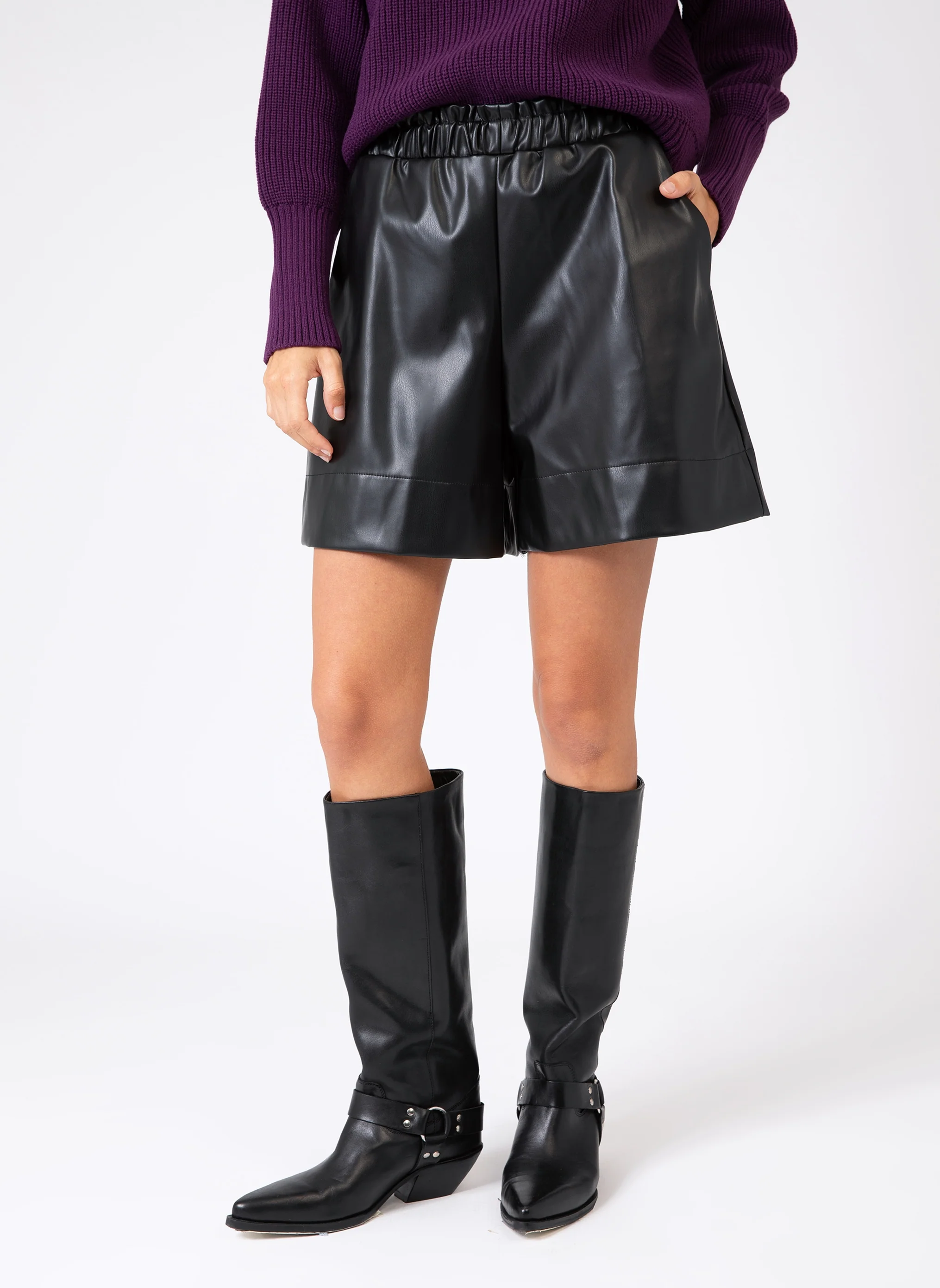 SHORT POUMY noir - Image 3