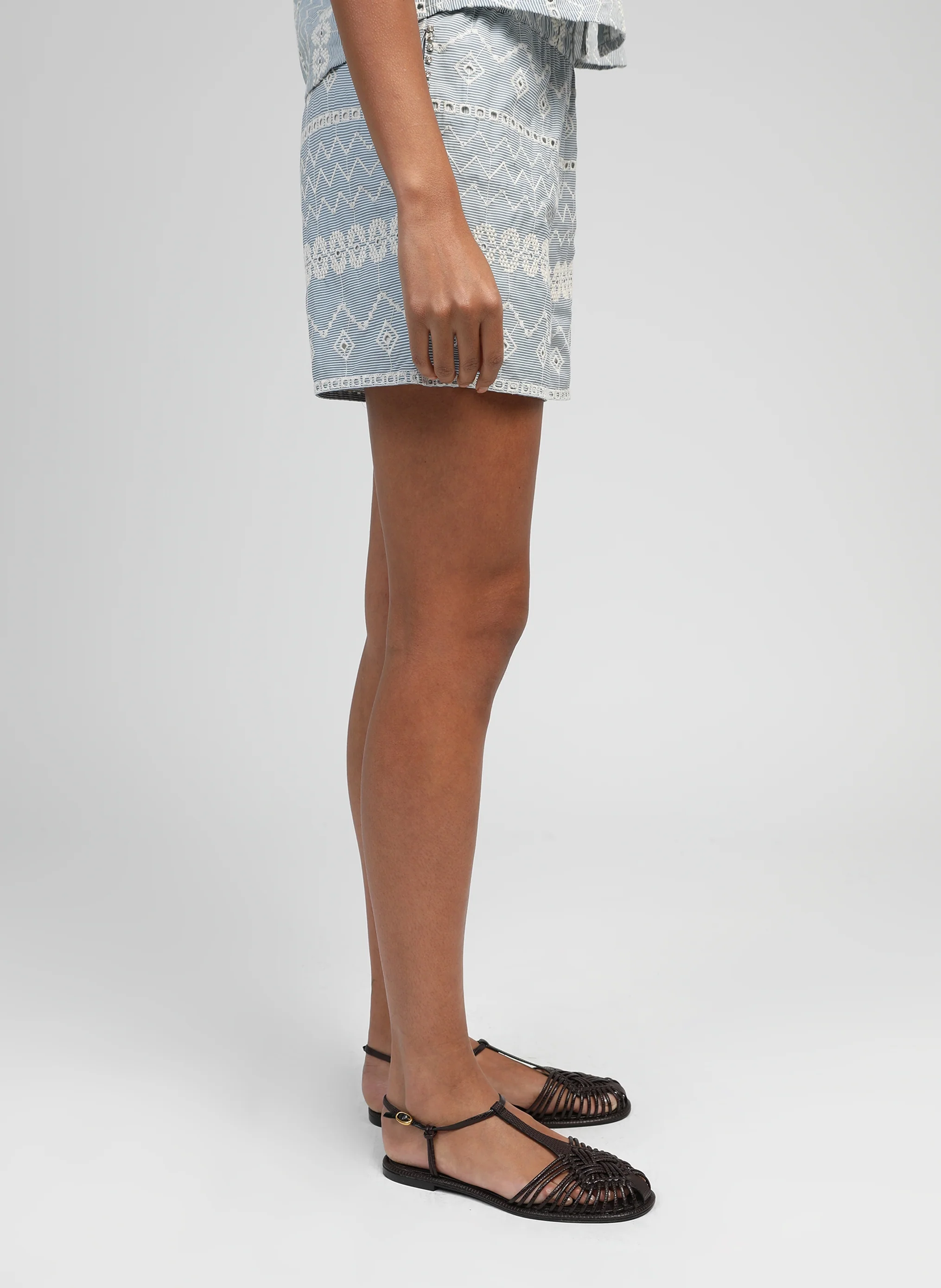SHORT RELILA rayure - Image 5