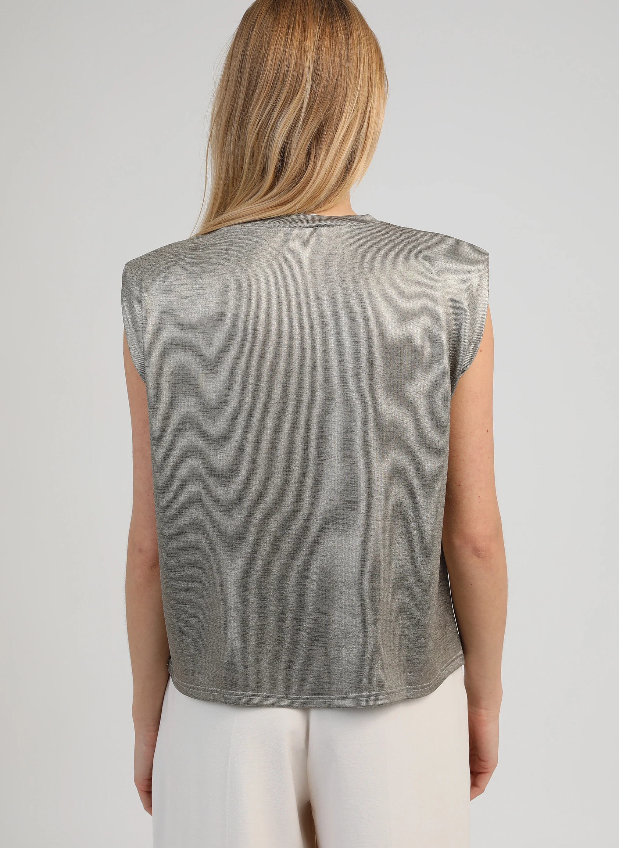 T-SHIRT AFLANY silver - Image 4