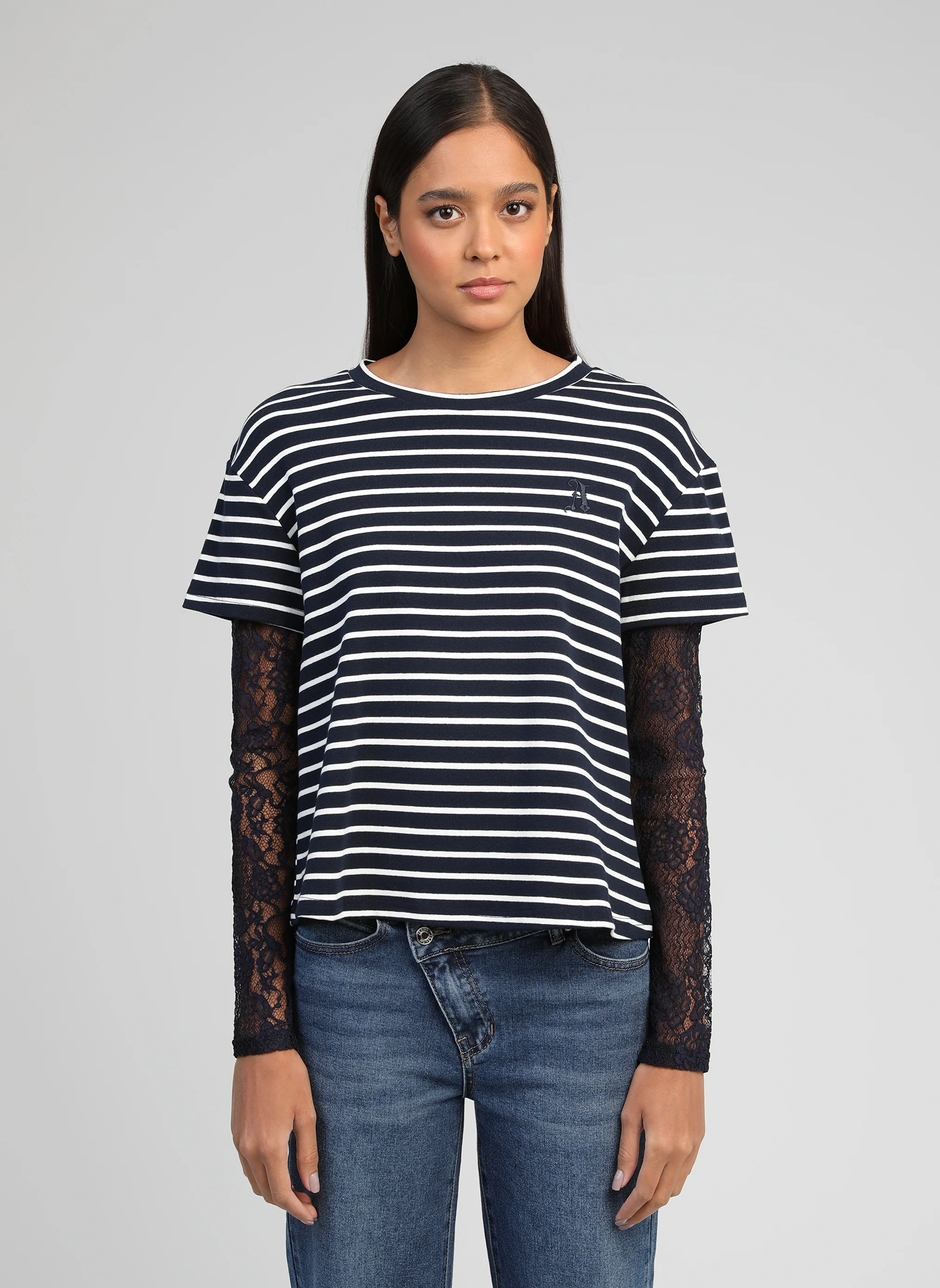 T-SHIRT AKELANE marine