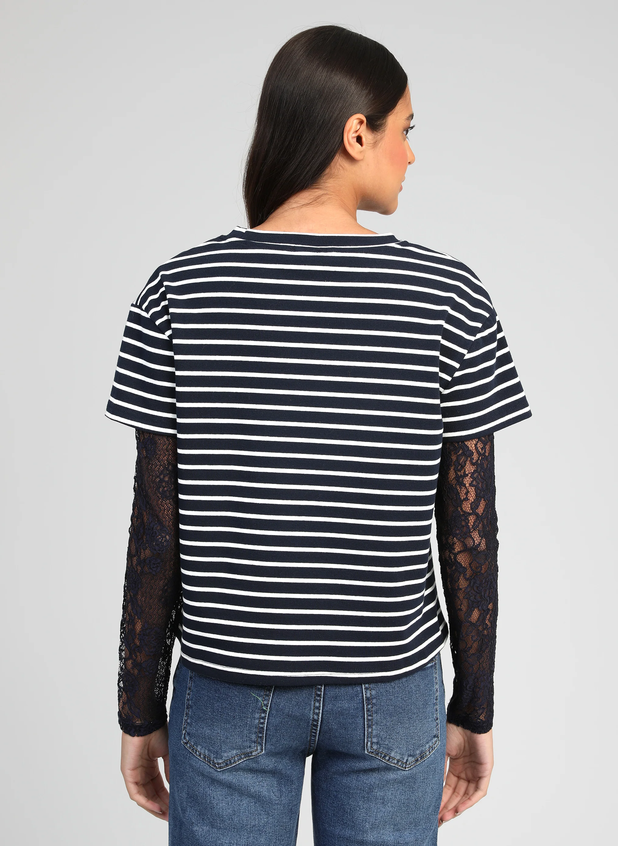 T-SHIRT AKELANE marine - Image 4