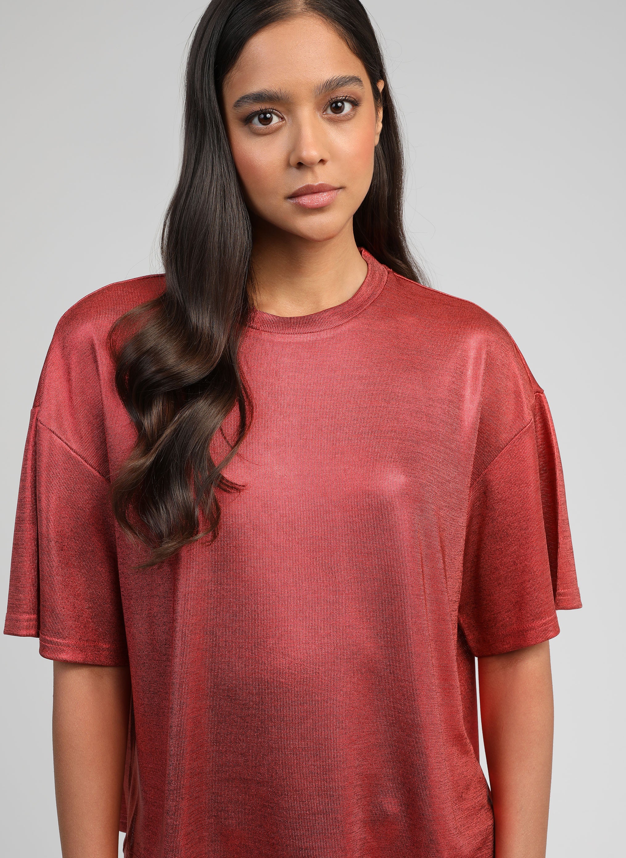 T-SHIRT AKOMILA rouge - Image 2