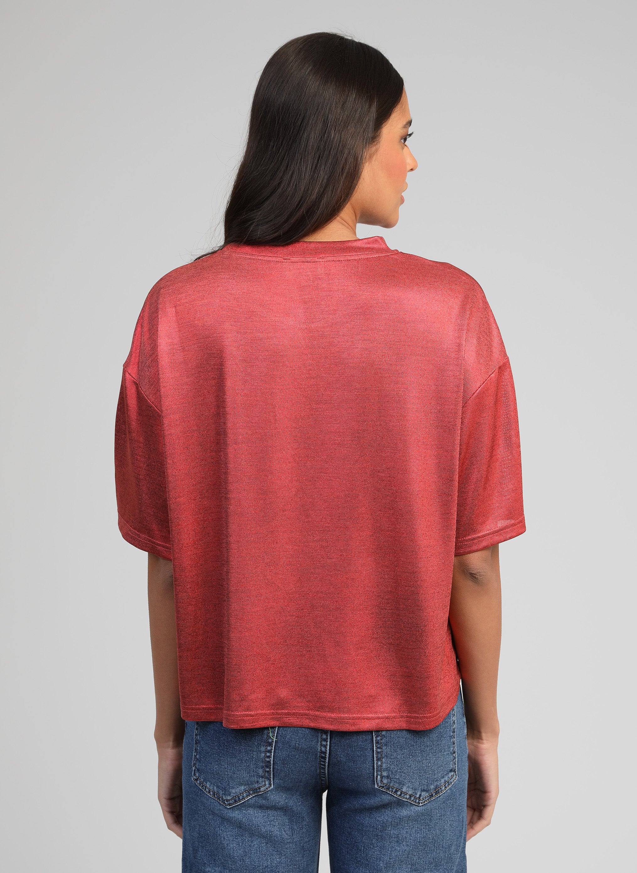 T-SHIRT AKOMILA rouge - Image 4