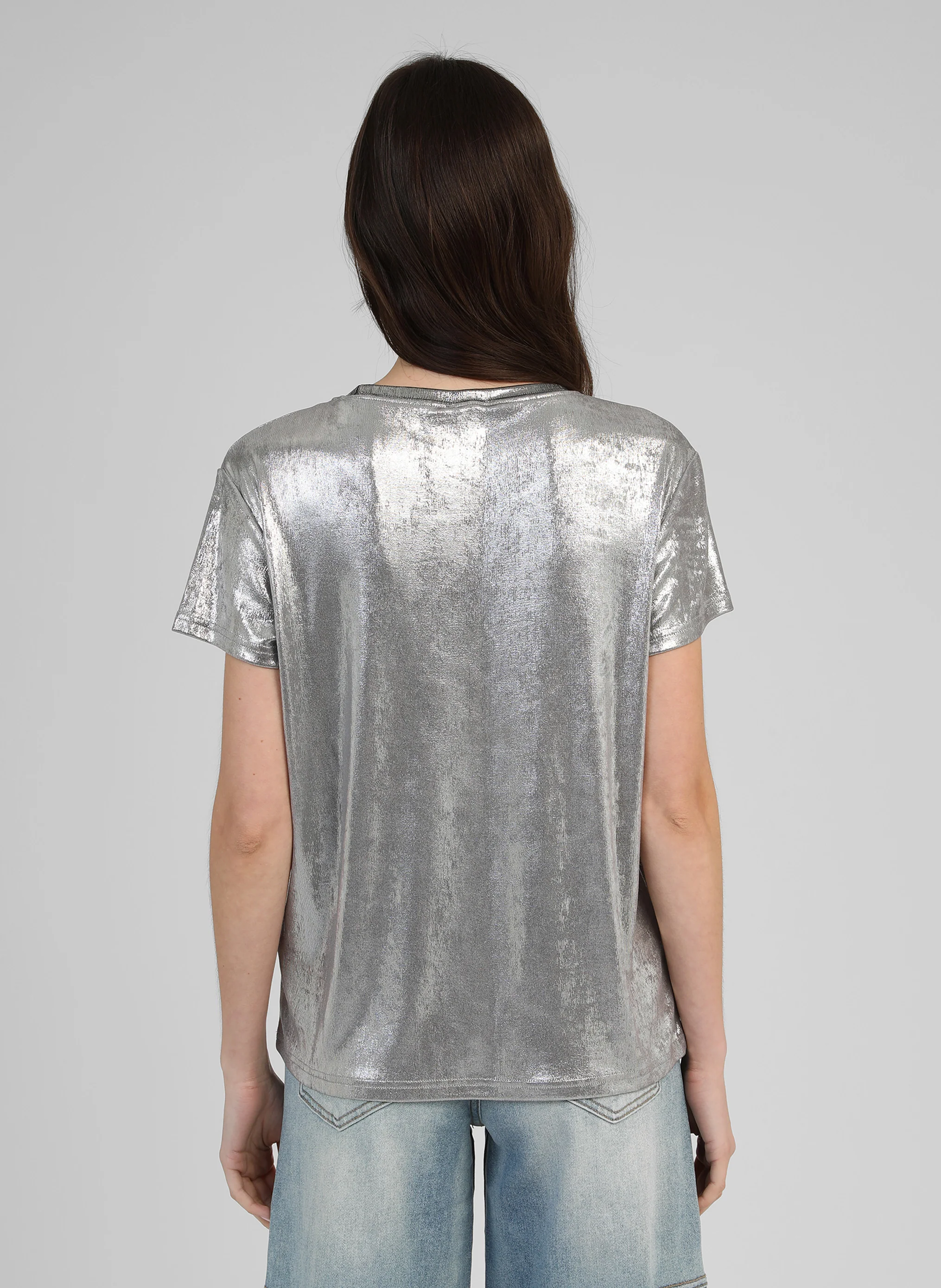 T-SHIRT ALIZA silver - Image 4