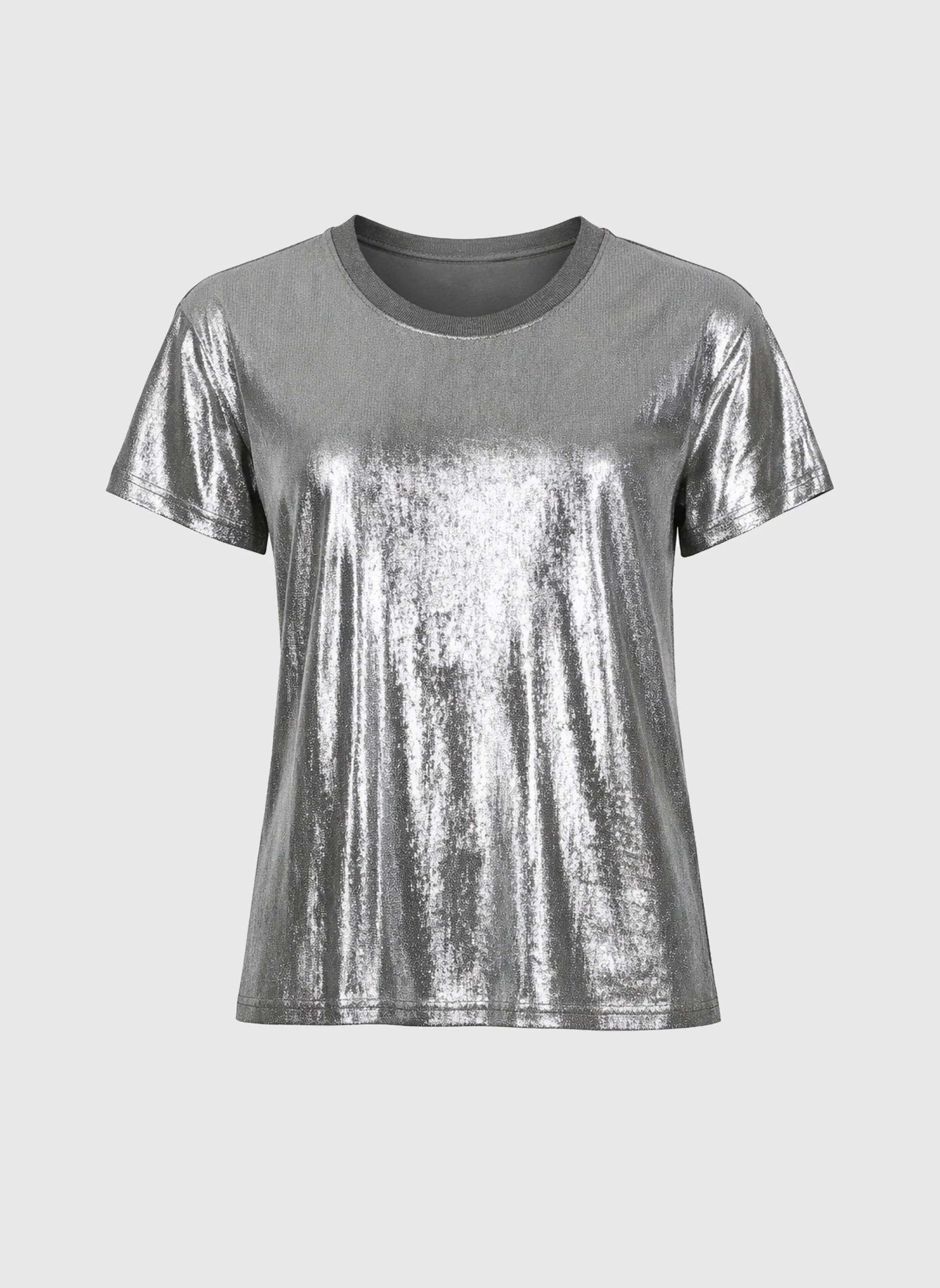 T-SHIRT ALIZA silver - Image 5
