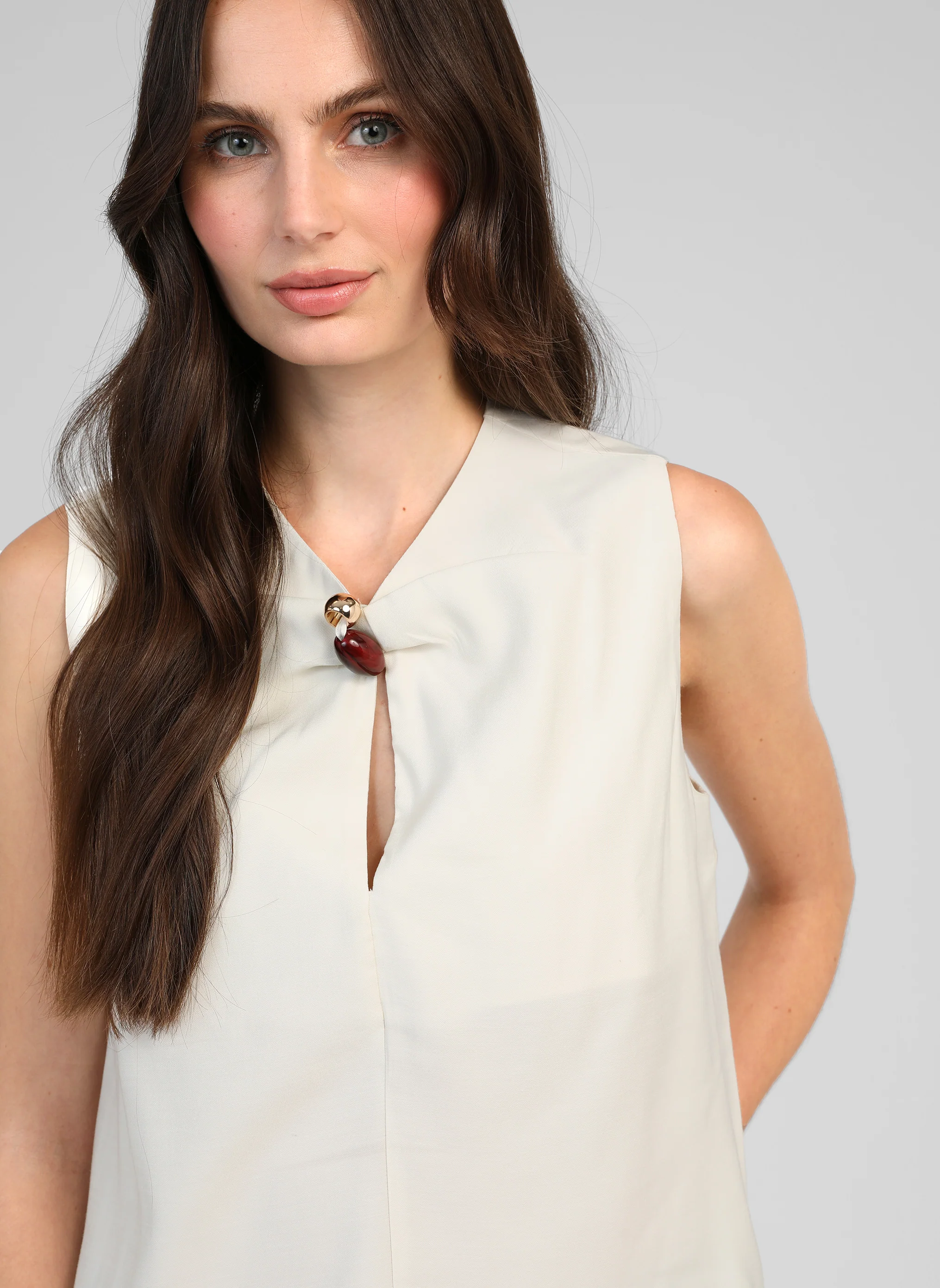 TOP KEZRA blanc casse - Image 2
