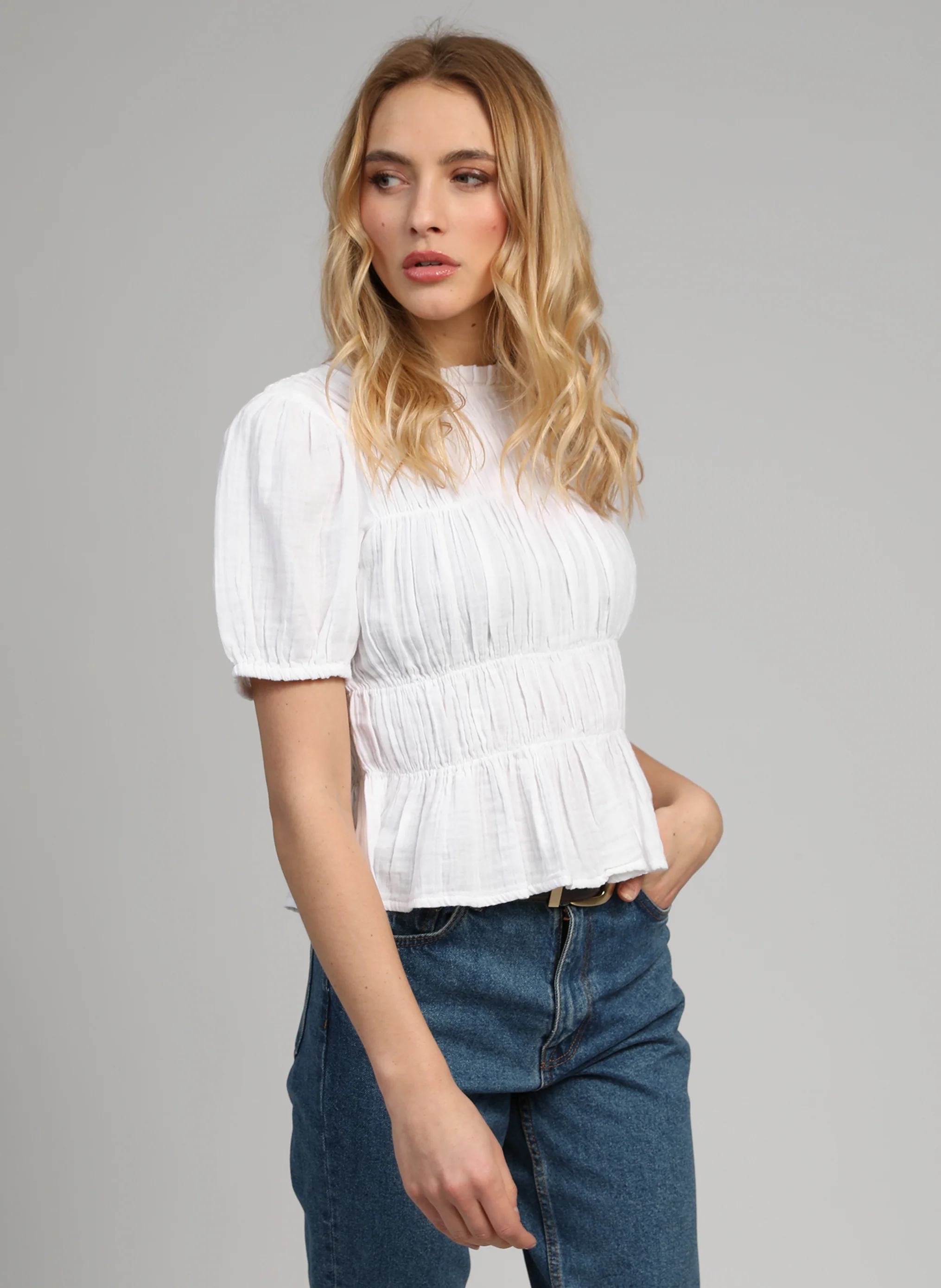 TOP SIZAYA blanc - Image 3
