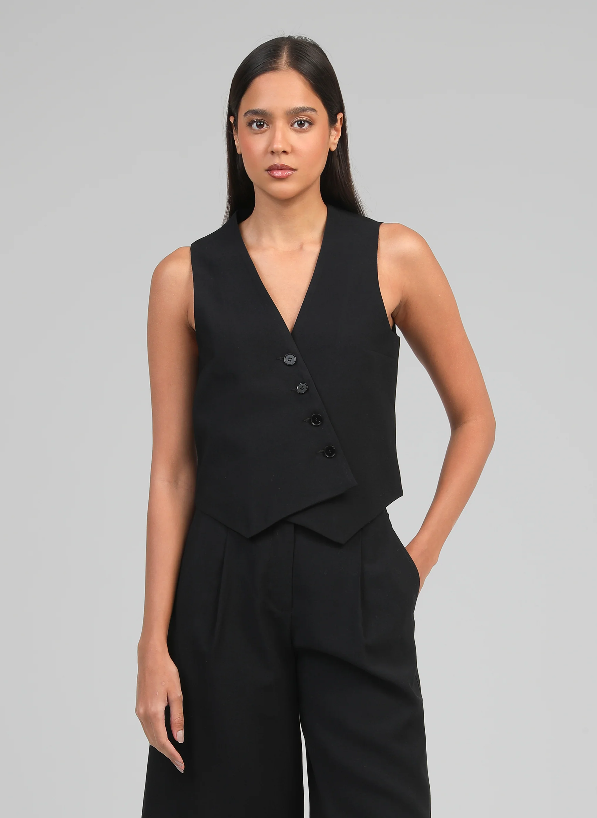 GILET ZAKINA noir
