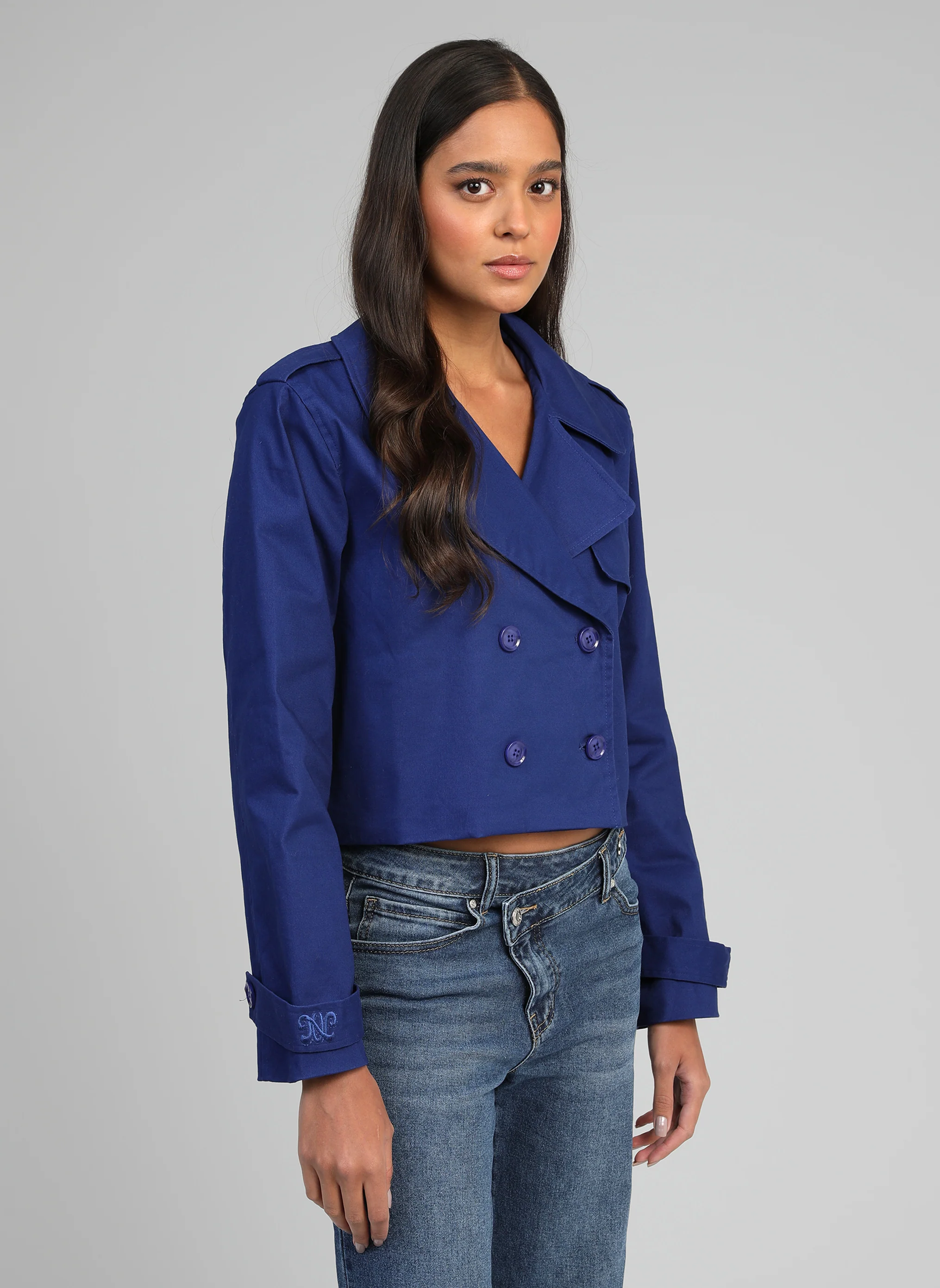 TRENCH CURTIS bleu - Image 3