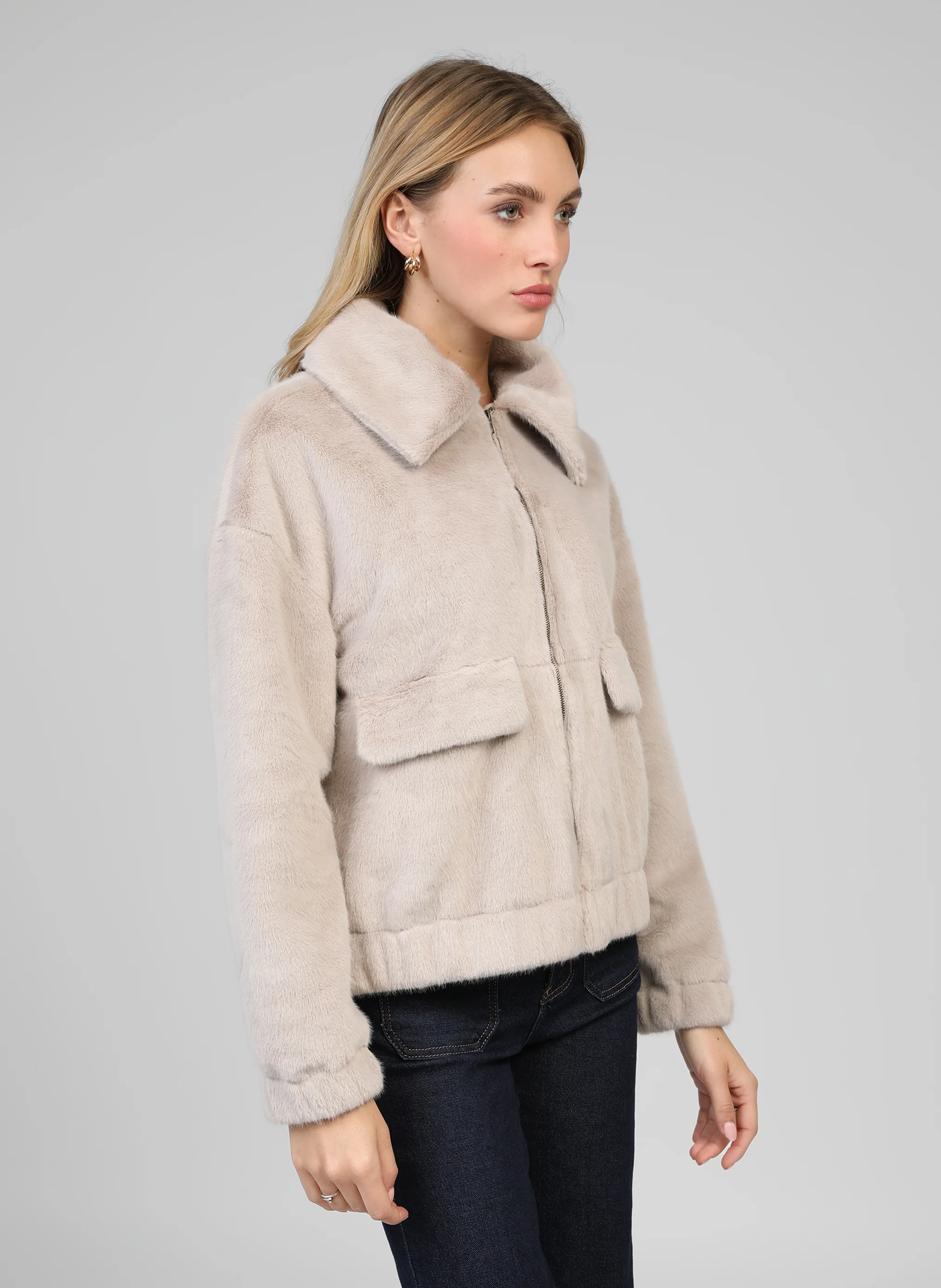 VESTE CANDICE vison - Image 3