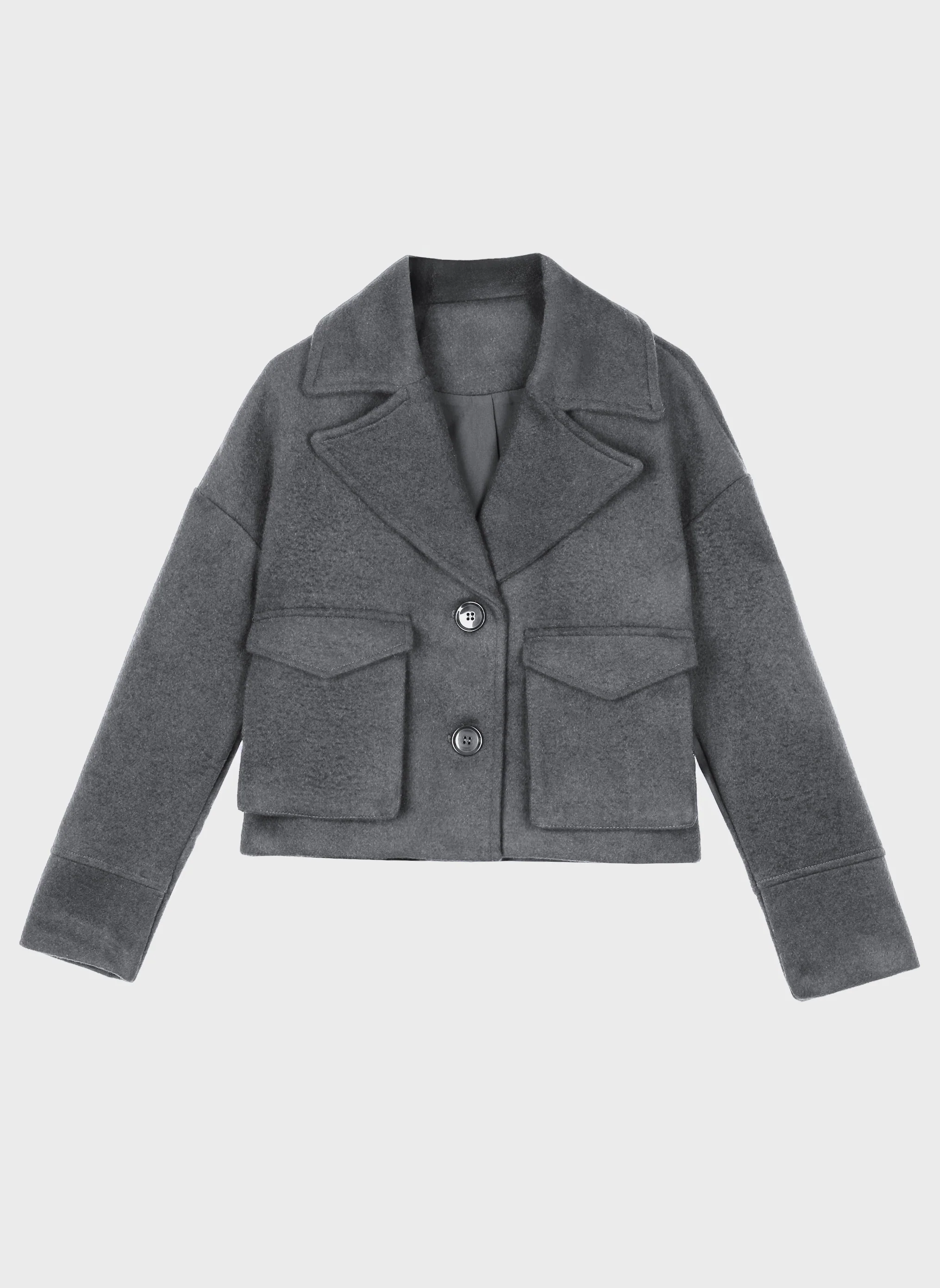 VESTE CASSANDRA gris chiné - Image 5
