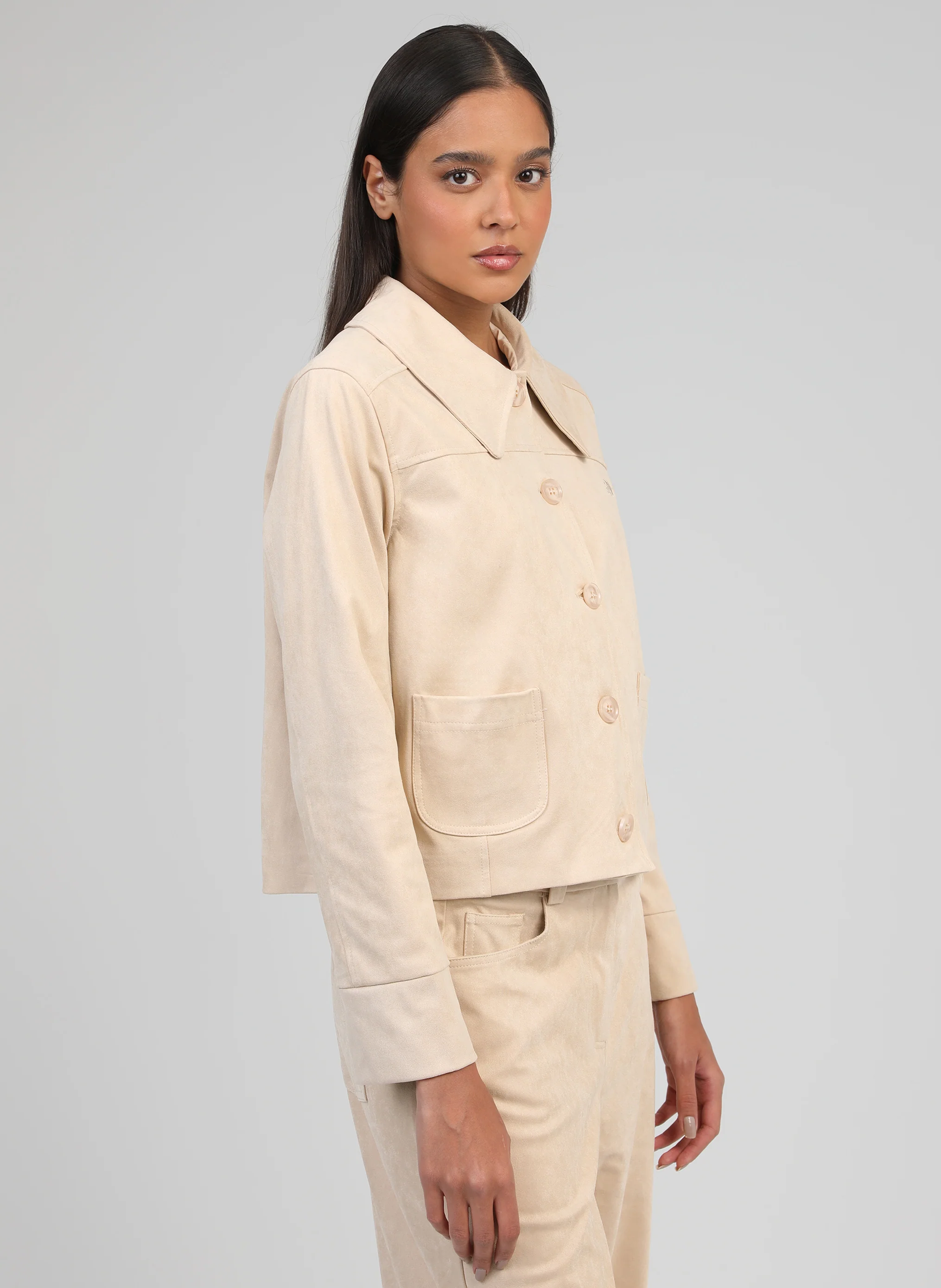 VESTE CLAUDILA ecru - Image 3