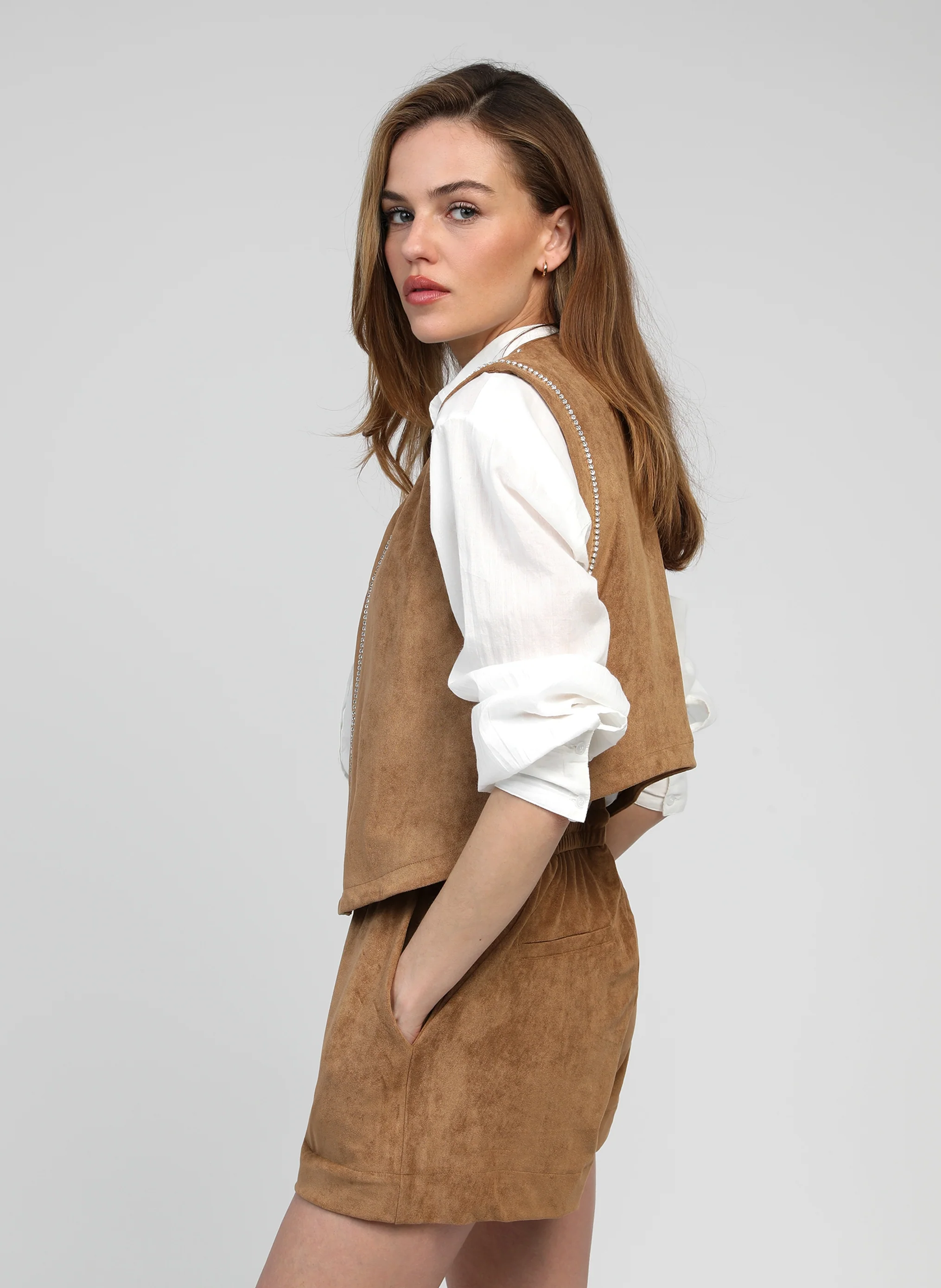 VESTE HELIKA daim - Image 5