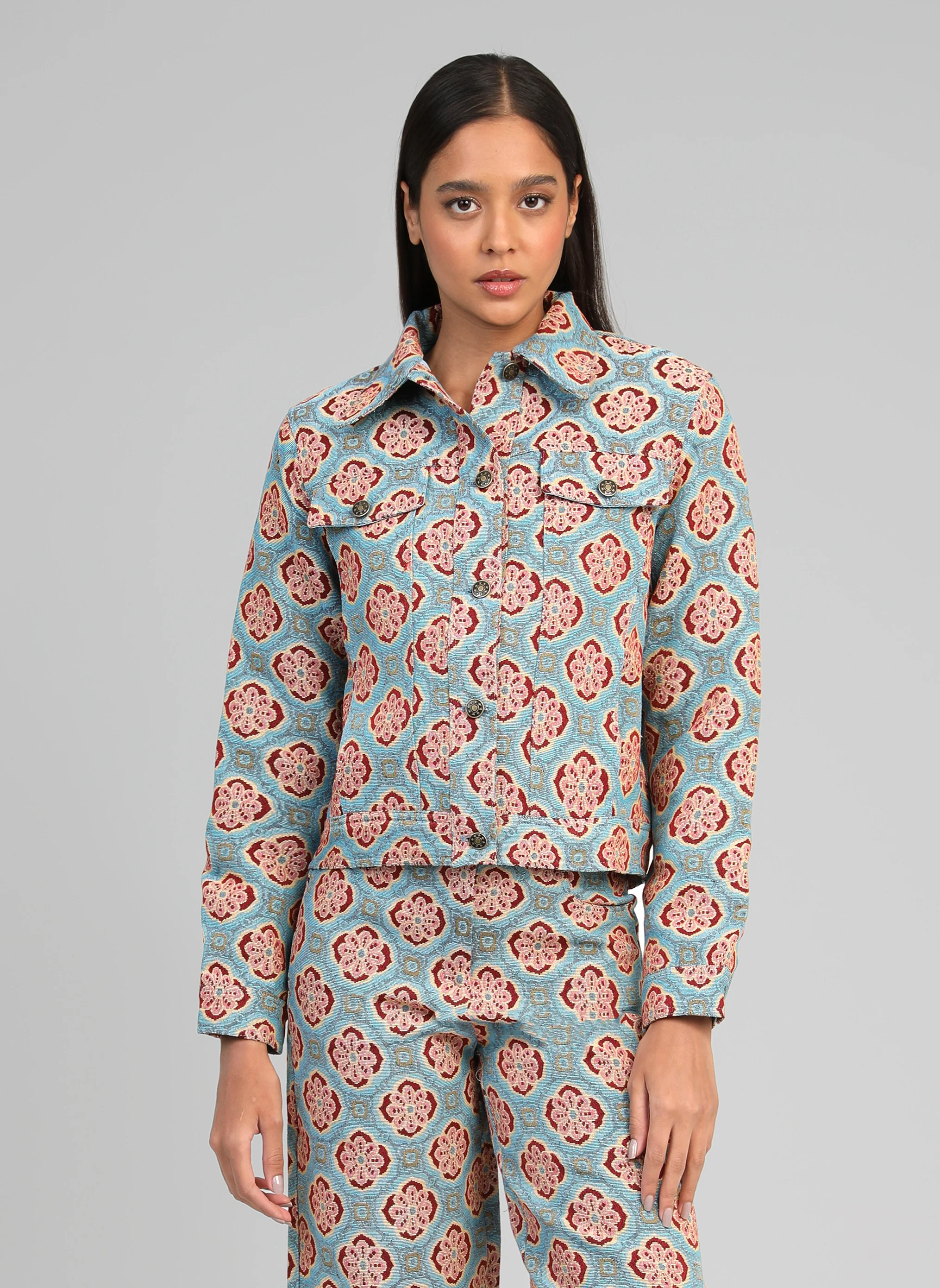 VESTE HELYANA bleu