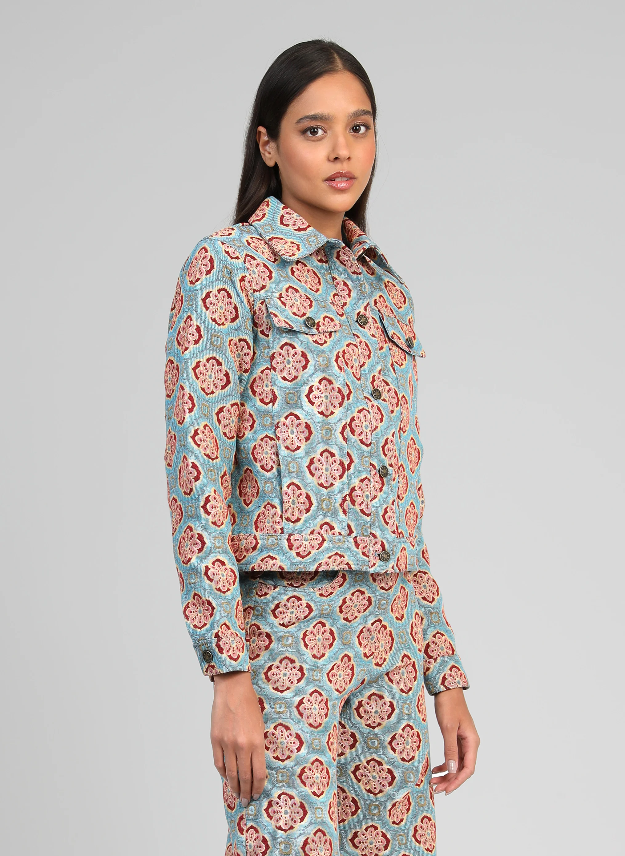 VESTE HELYANA bleu - Image 3