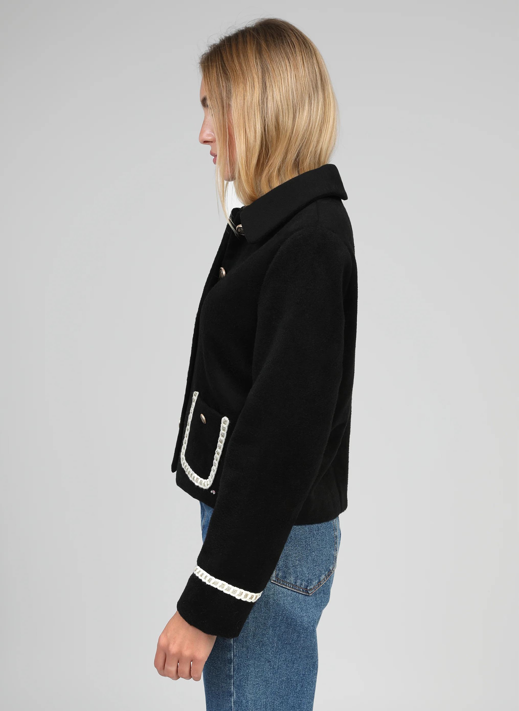 VESTE HONORE noir - Image 3