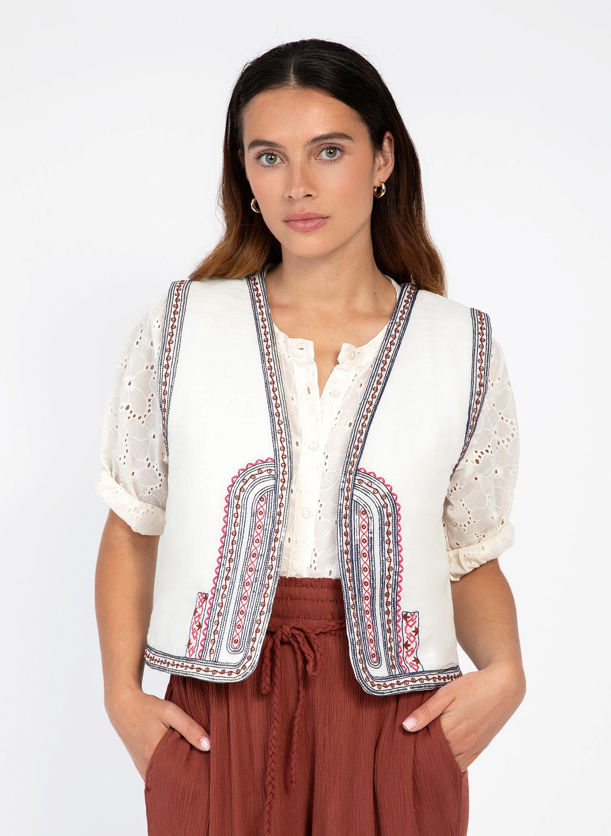 VESTE SALOMA ecru