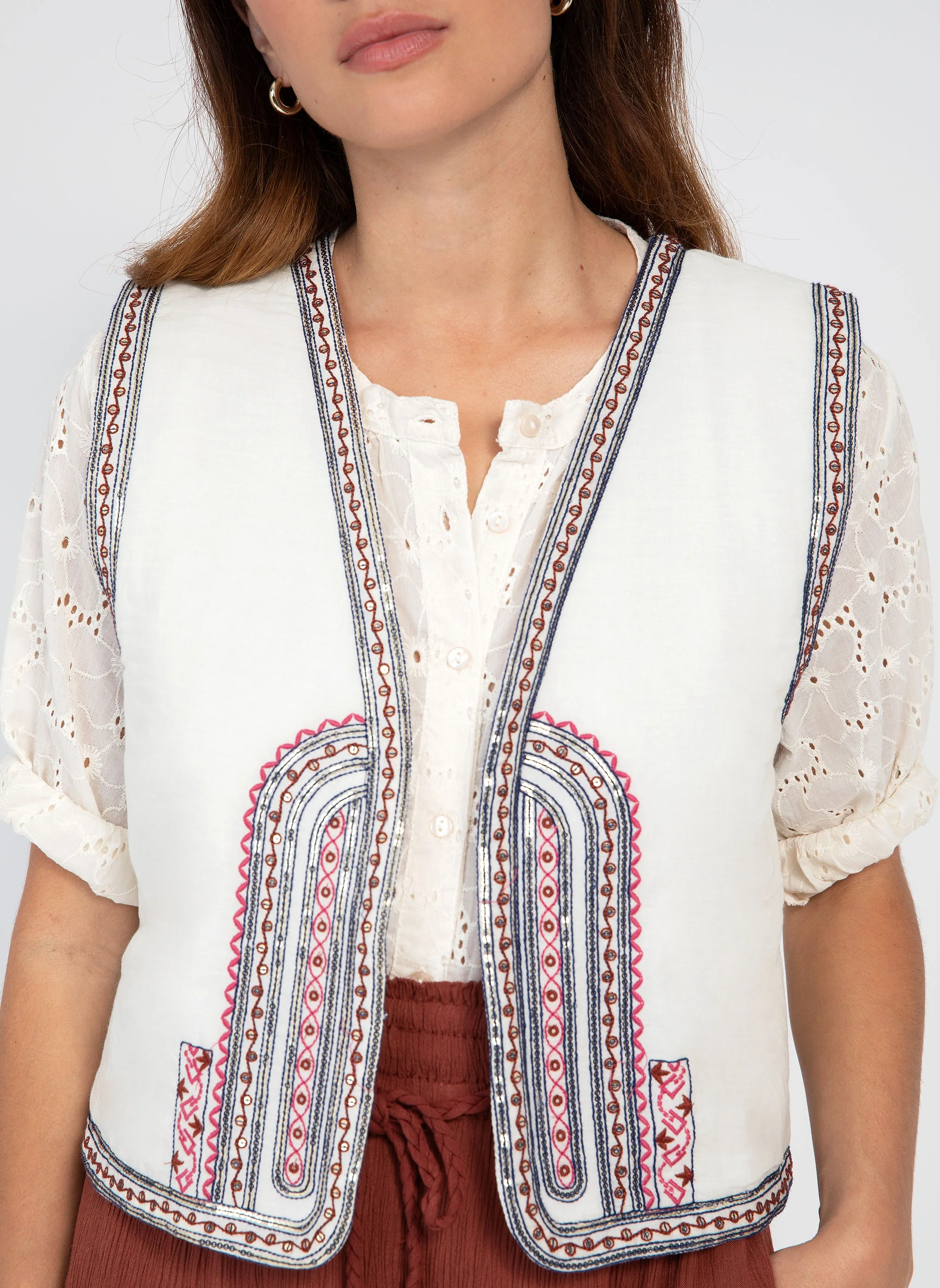 VESTE SALOMA ecru - Image 2