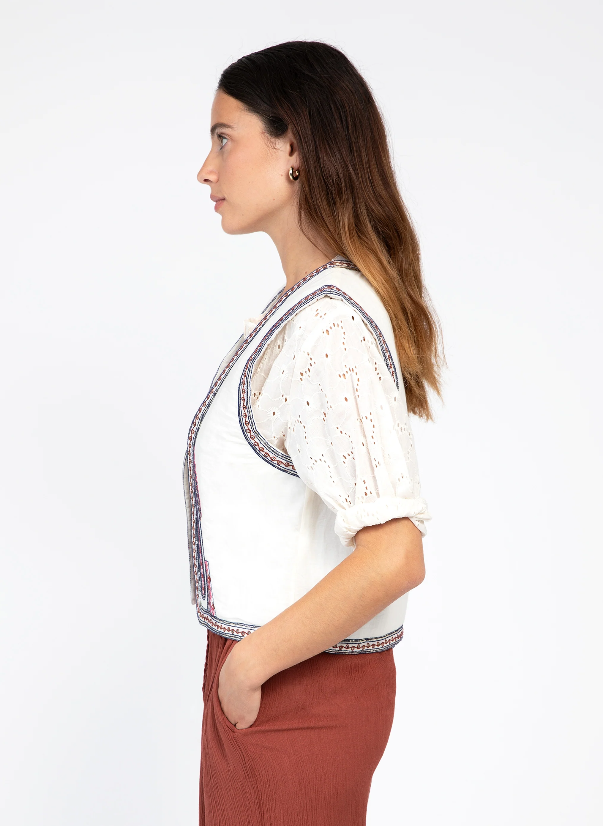 VESTE SALOMA ecru - Image 4