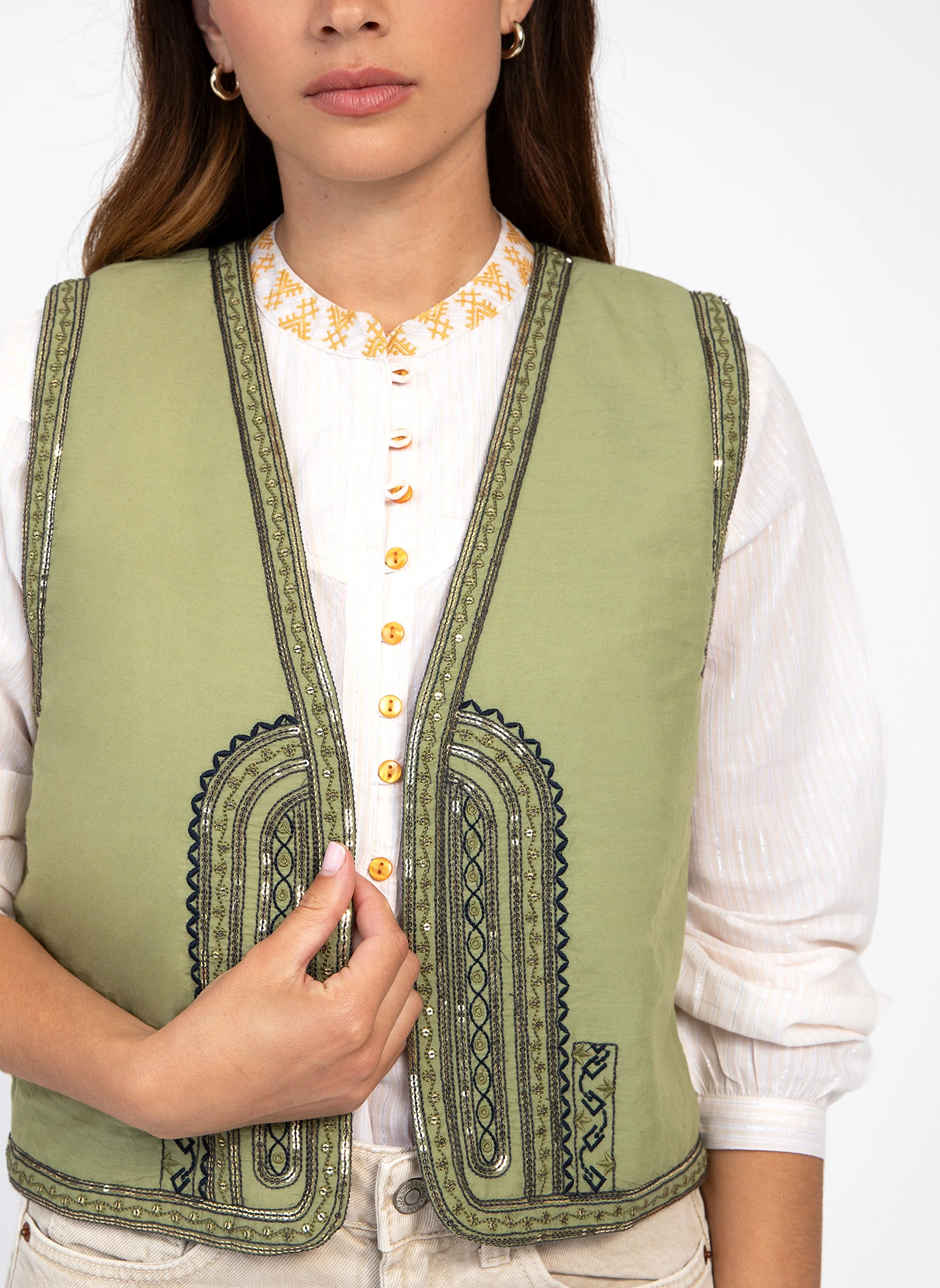 VESTE SALOMA olive - Image 2