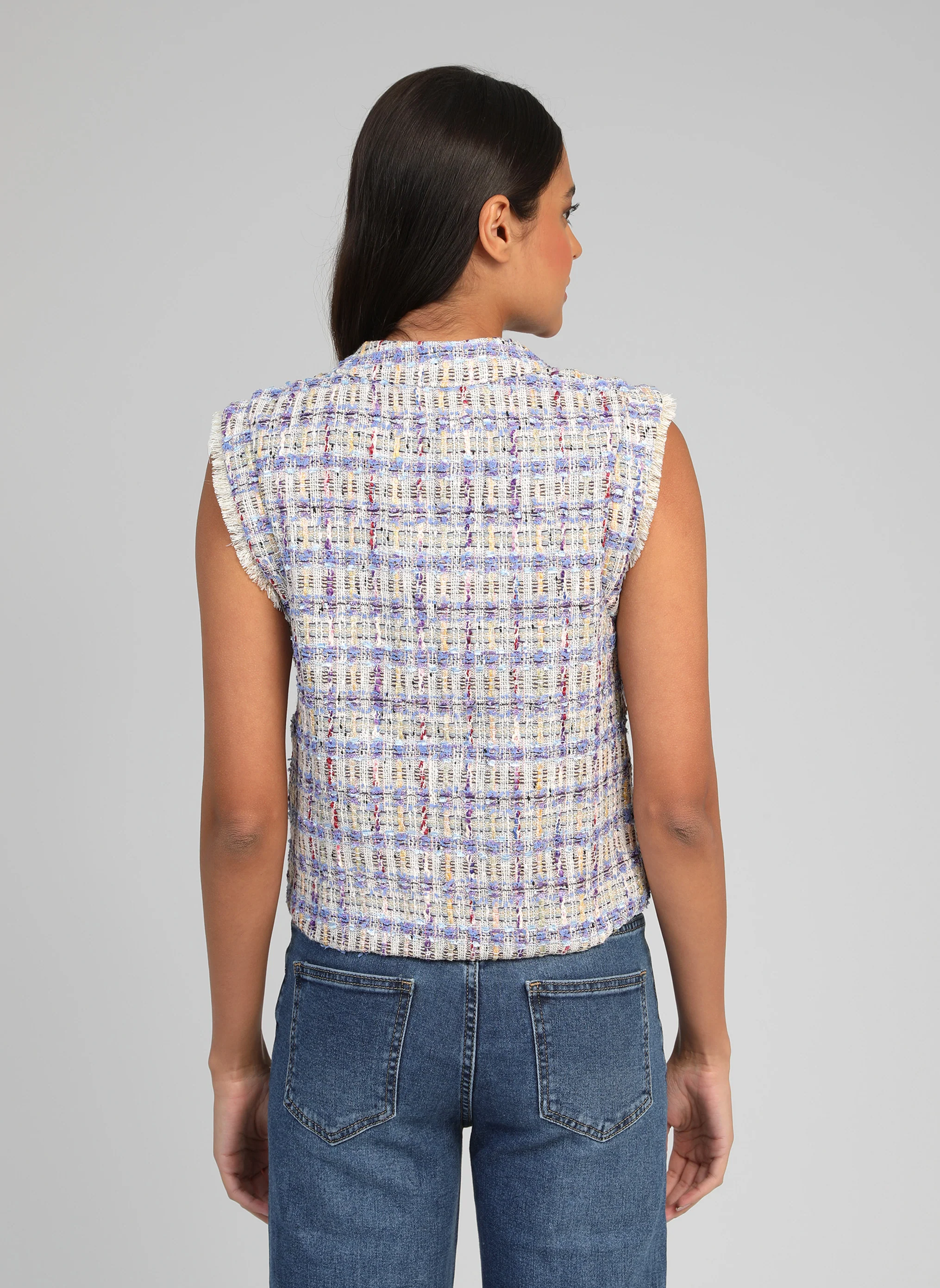 GILET AVAYANA bleu - Image 4