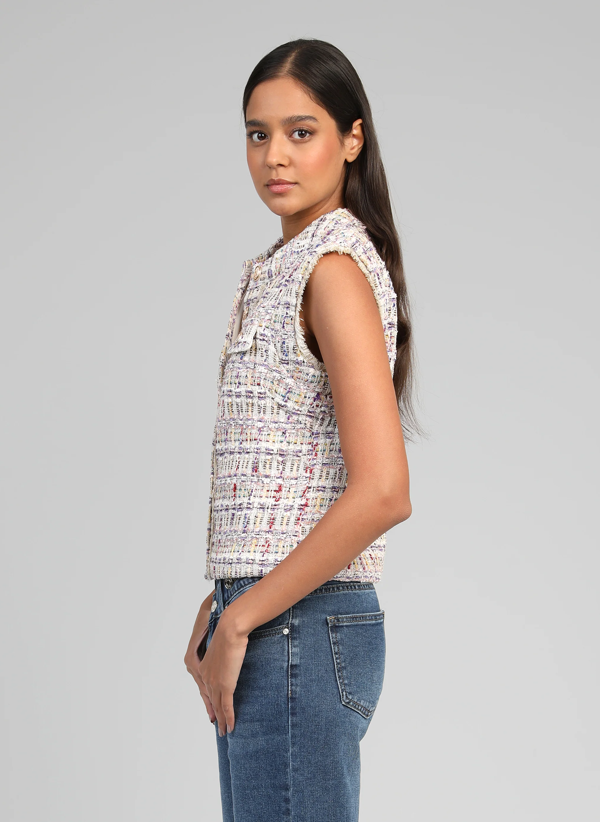 GILET AVAYANA parme - Image 4
